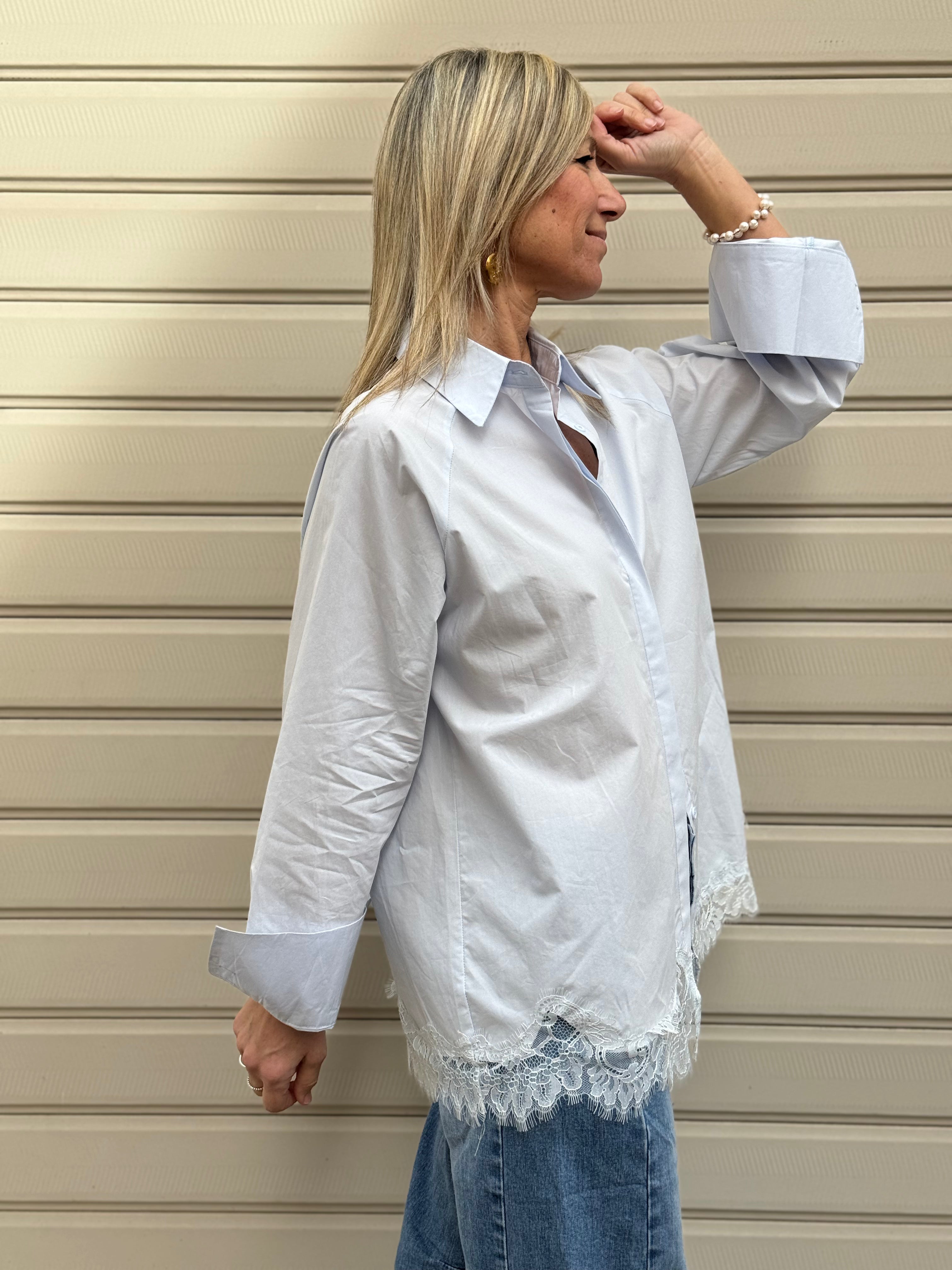 Camicia fondo pizzo adora