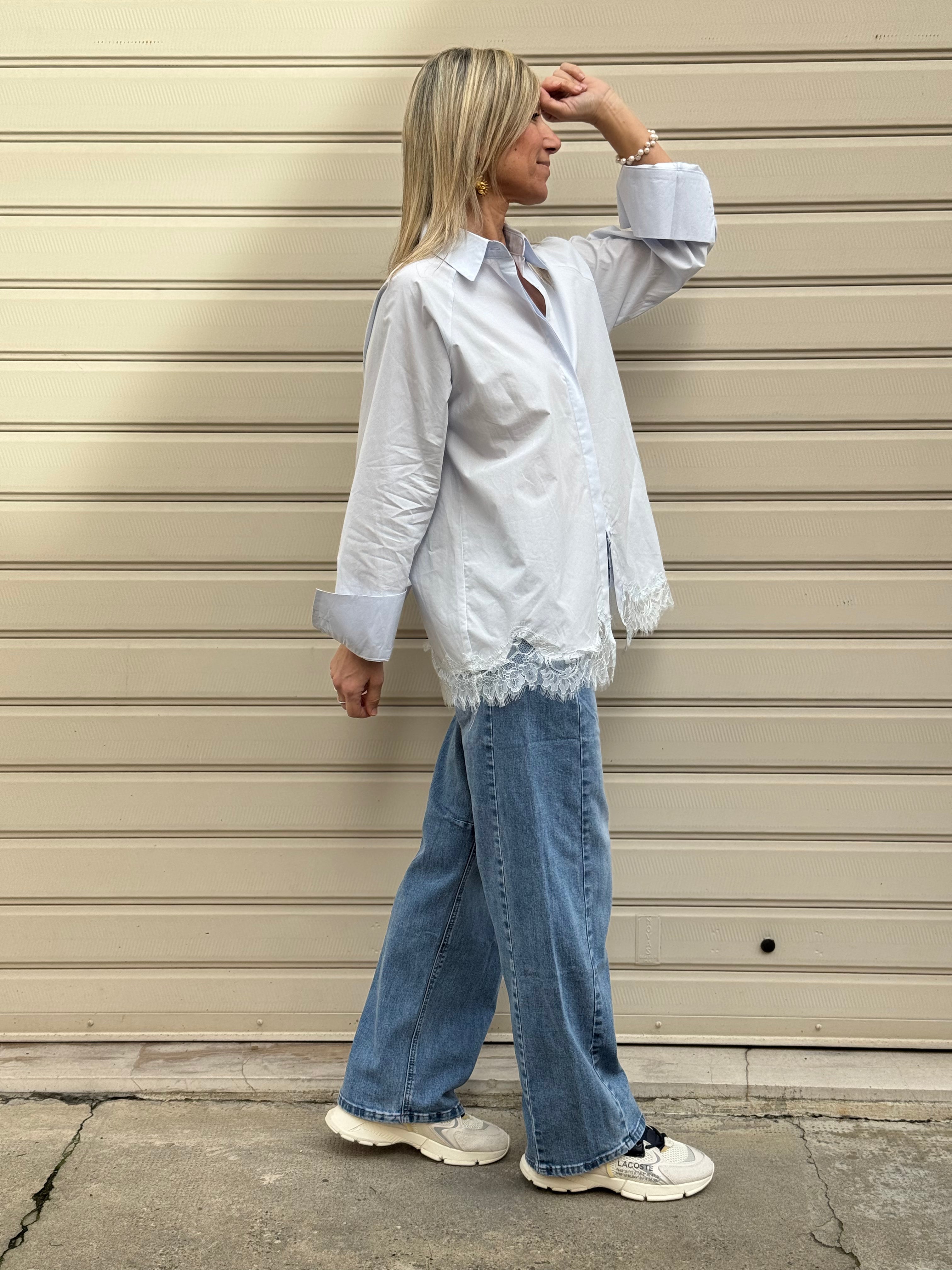 Camicia fondo pizzo adora