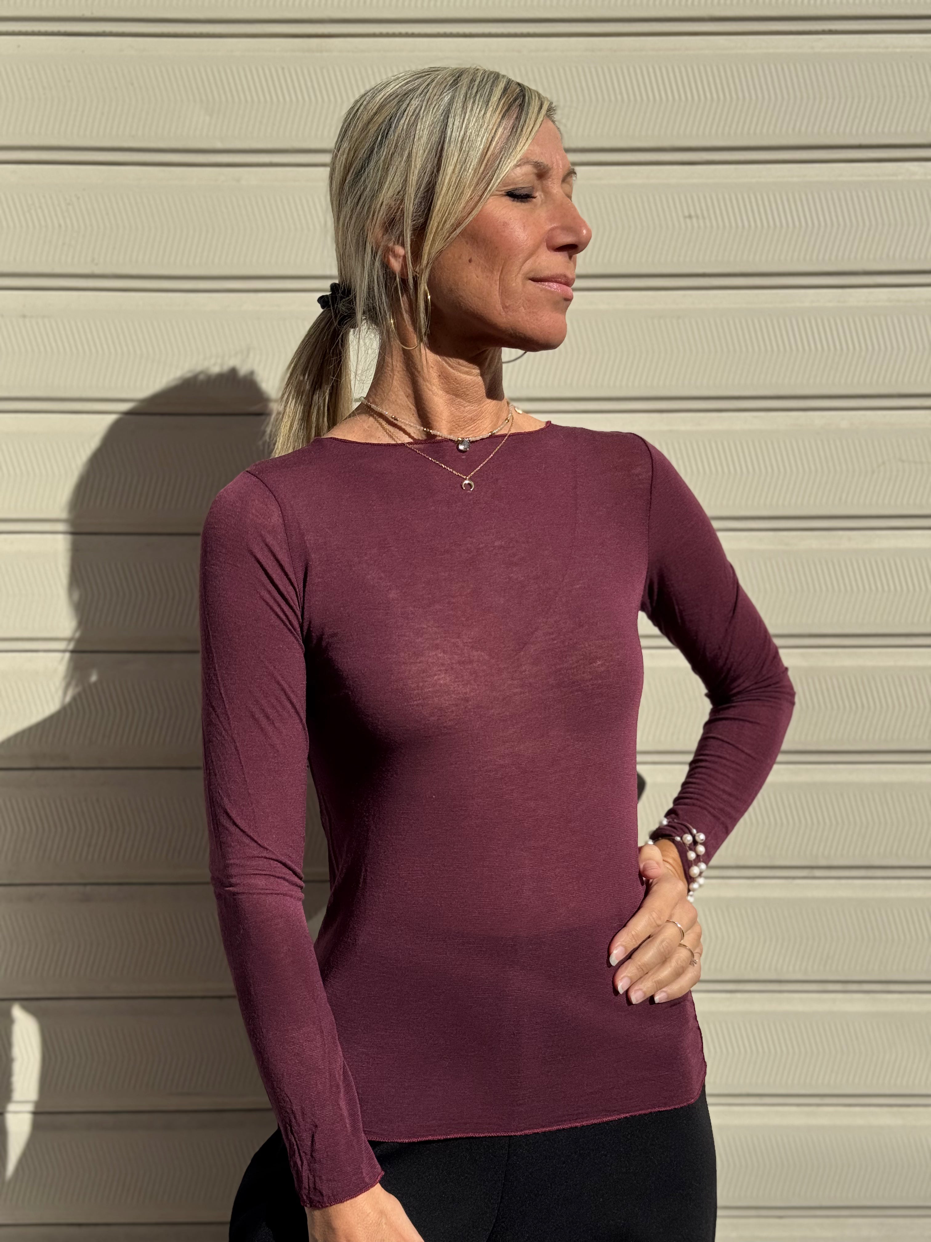 Scollo barca maglina adora