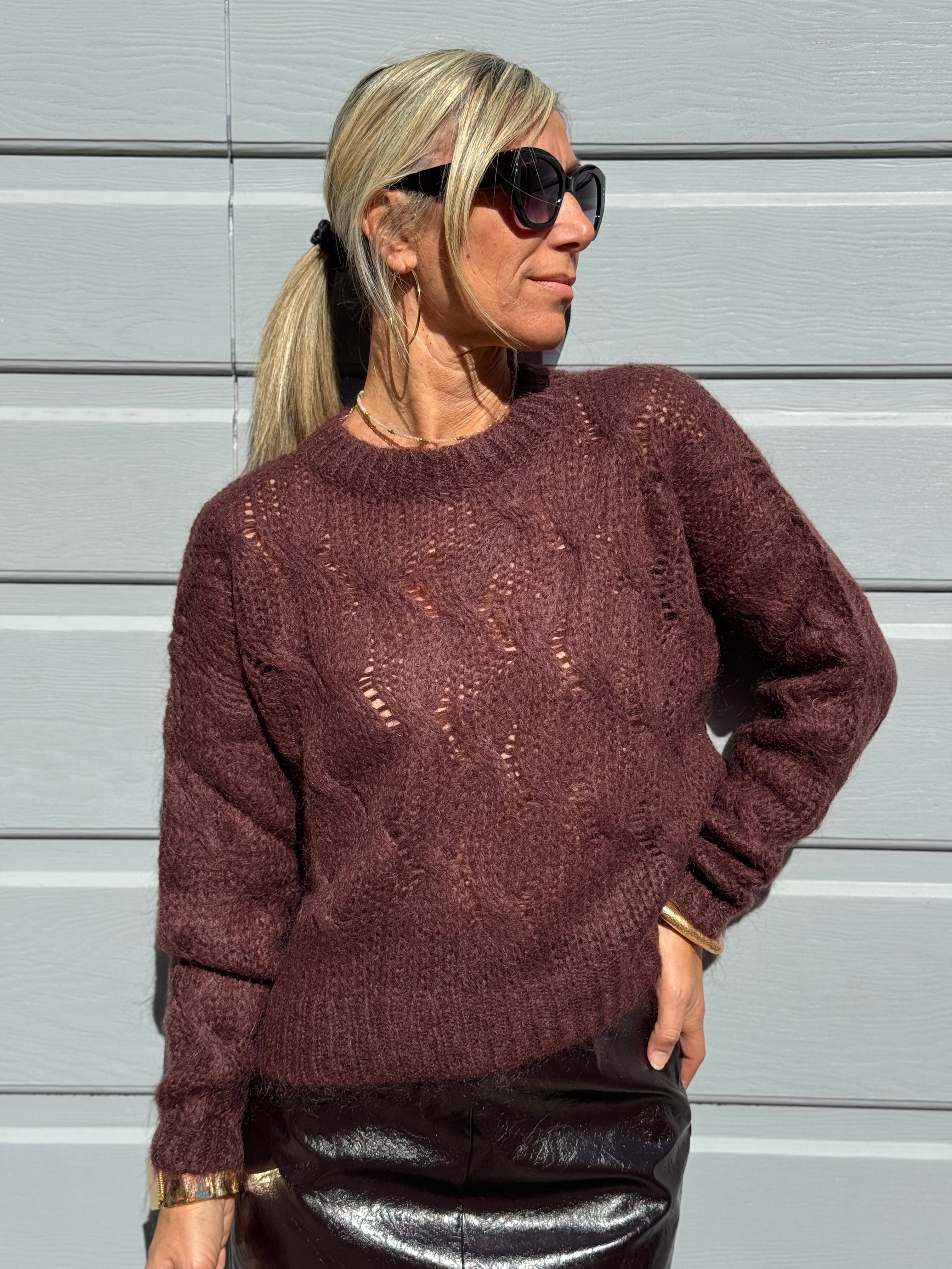 Maglia trecce kontatto