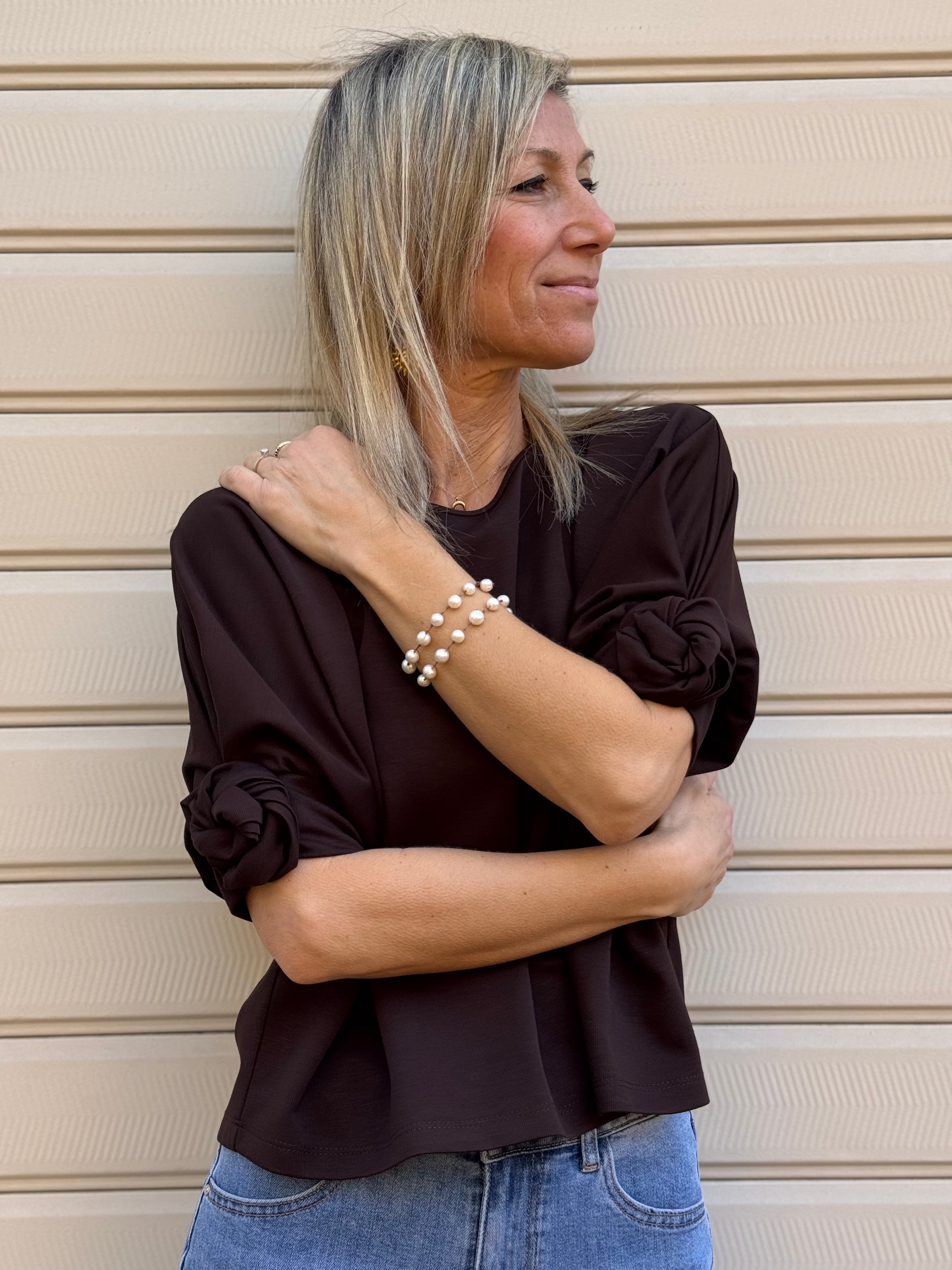 Maglia rosa sulla manica imperial