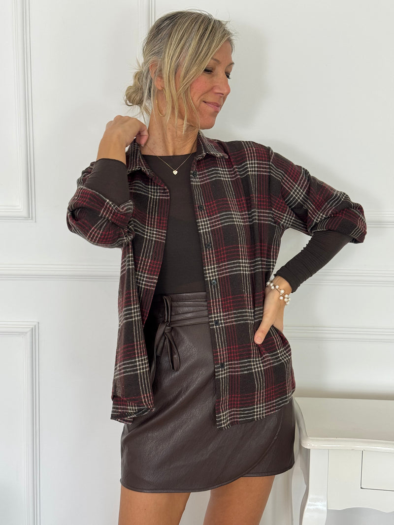 Camicia check adora
