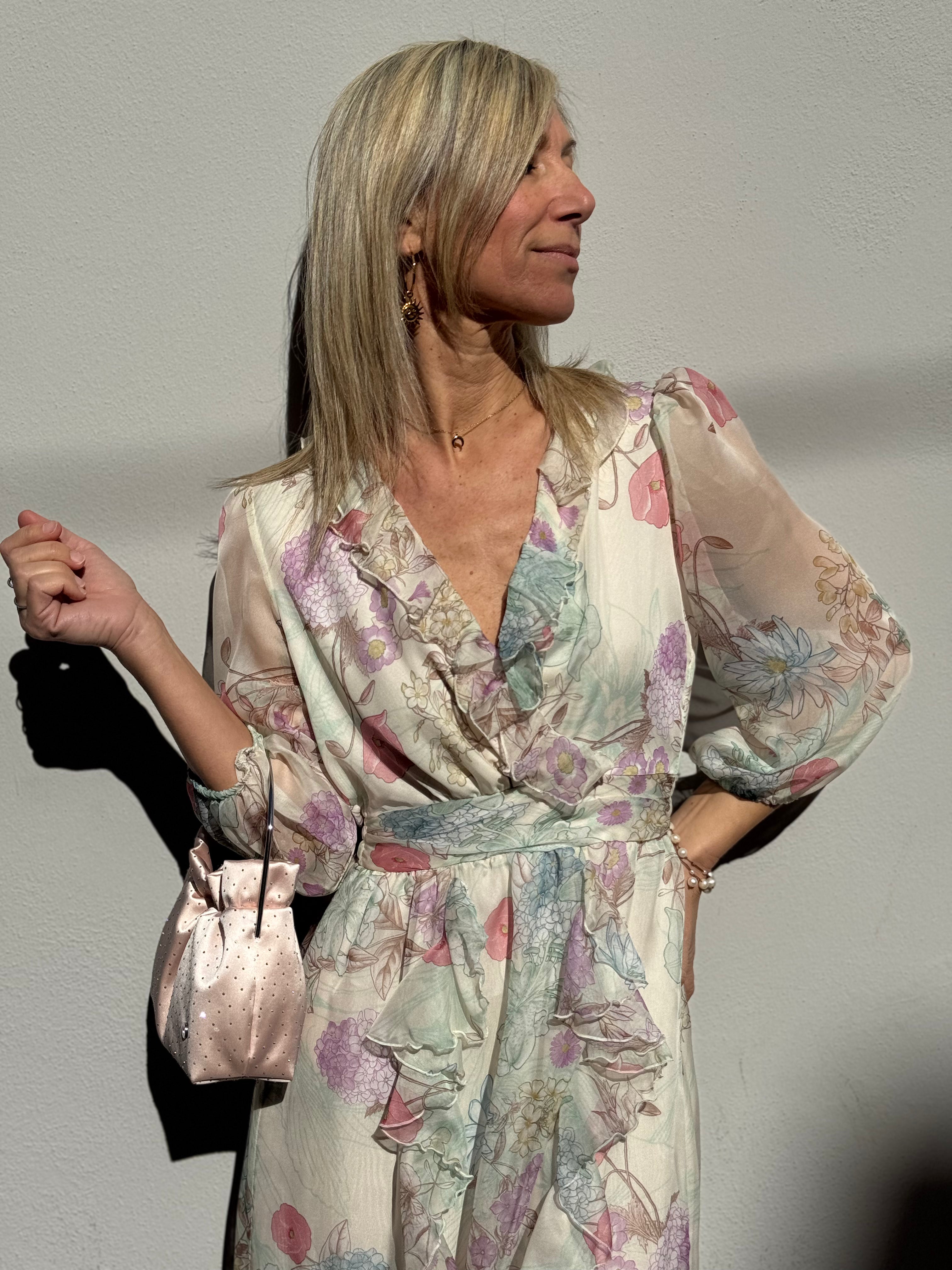 Abito floreale mimì