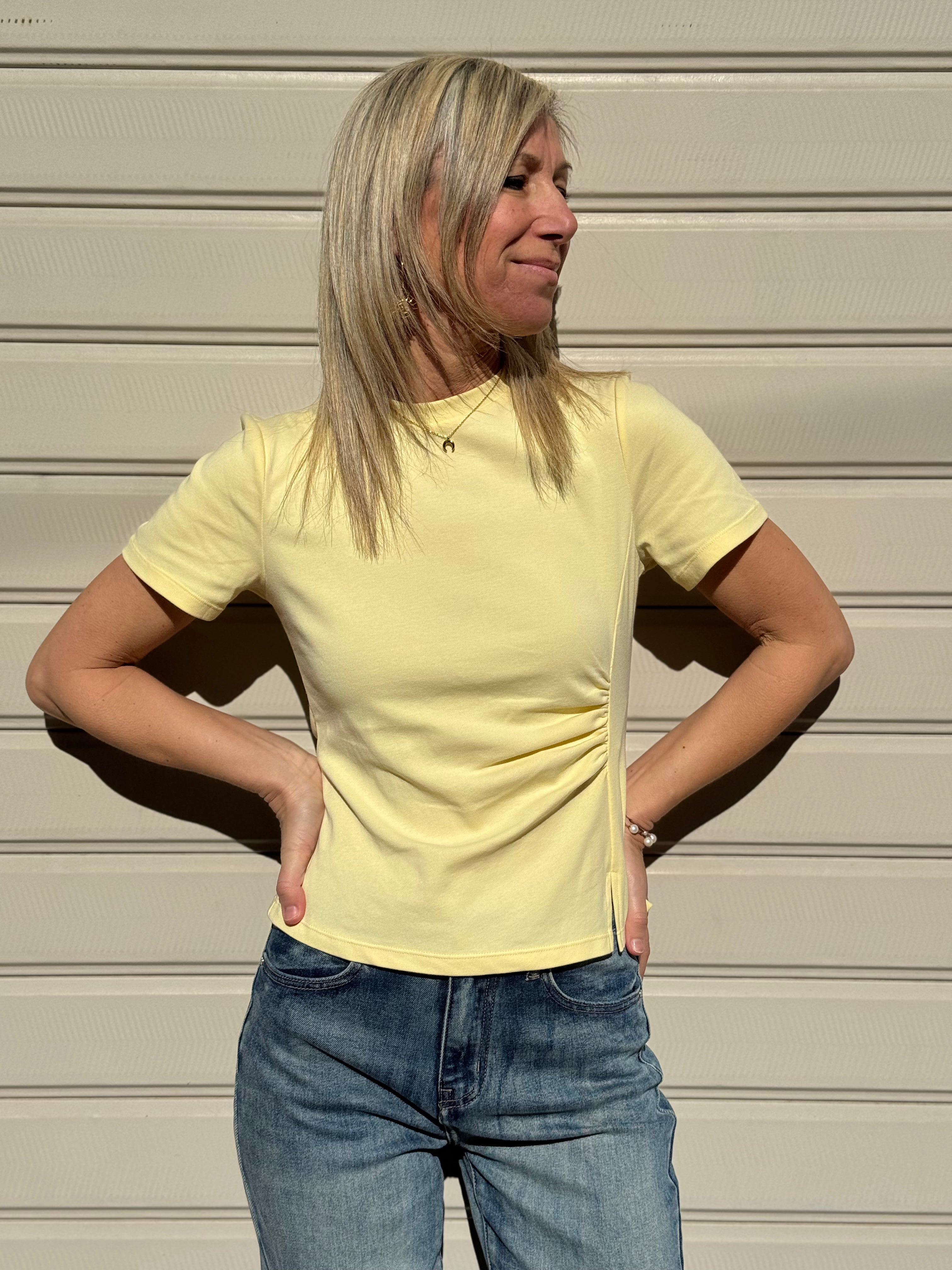 Tshirt drappeggio jdy