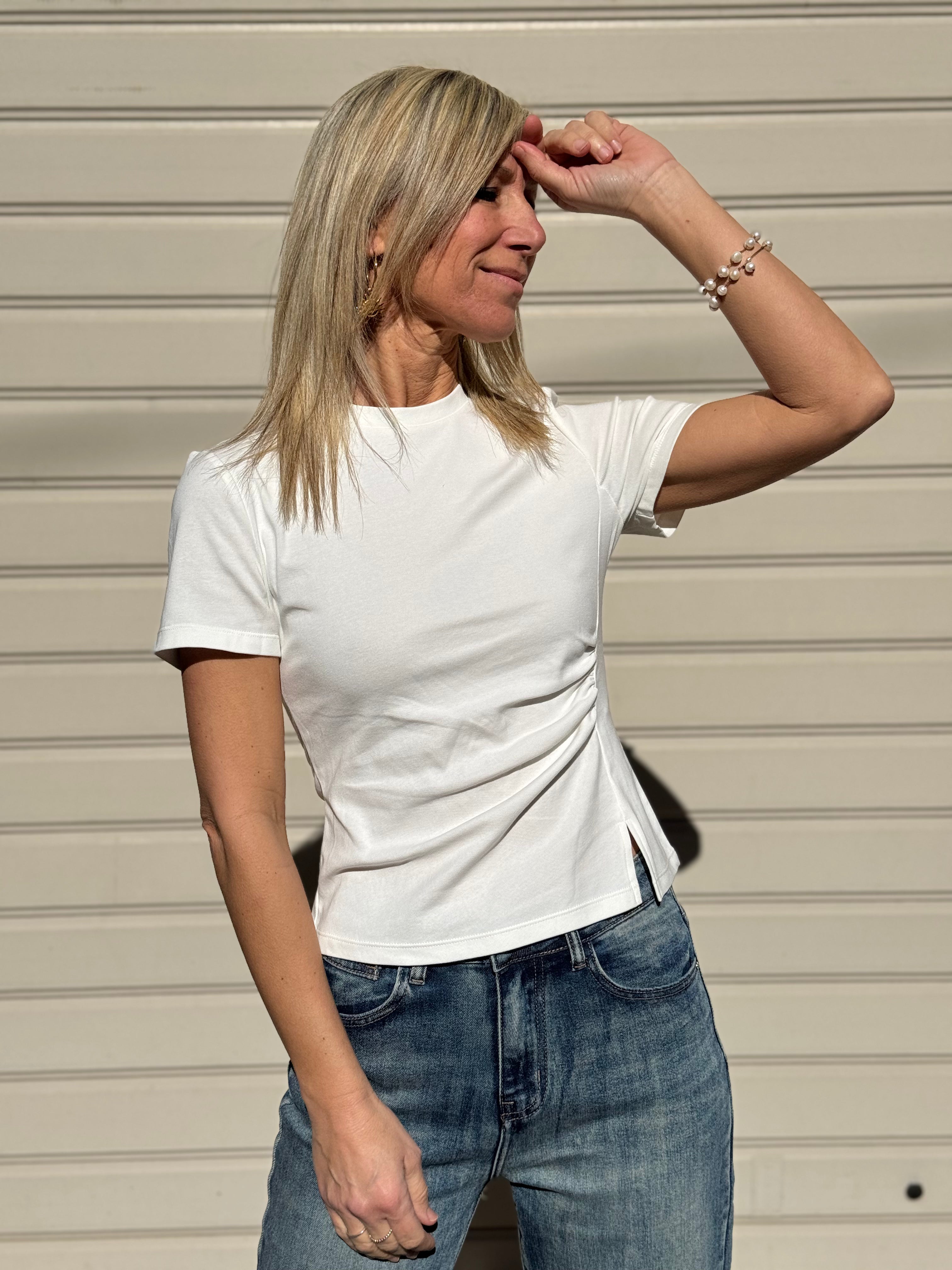 Tshirt drappeggio jdy