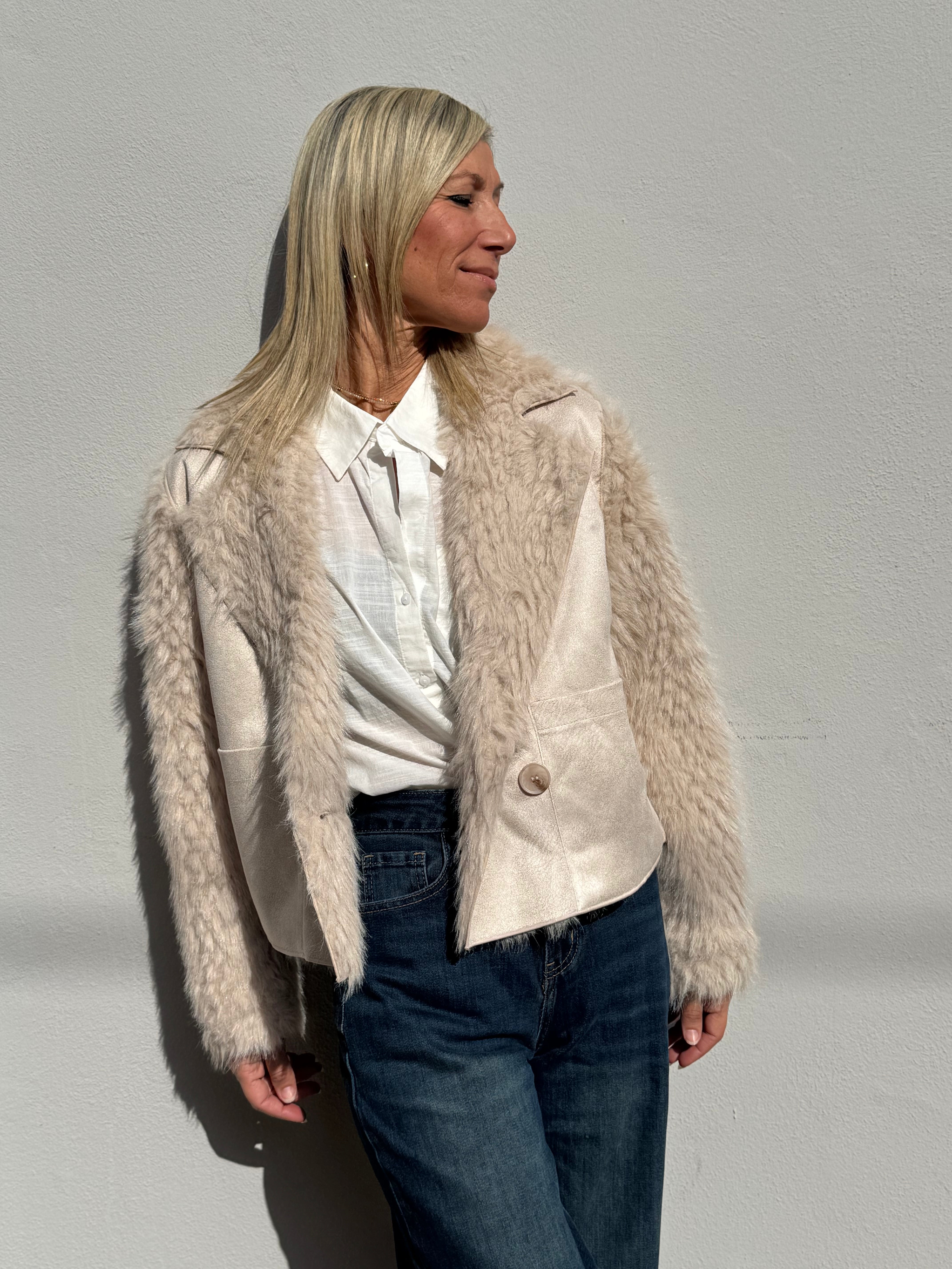 Ecomontone corto reversibile mimì