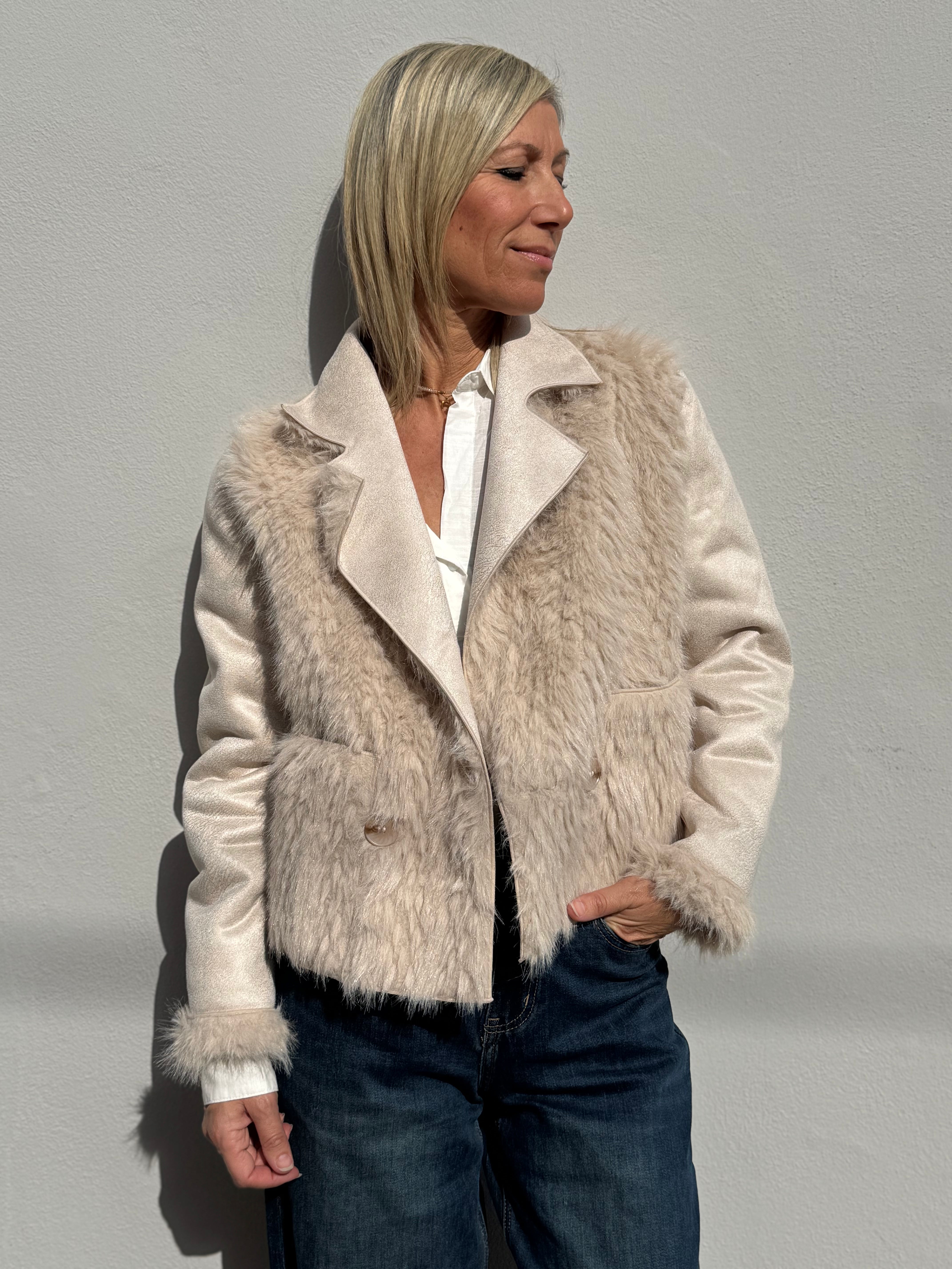 Ecomontone corto reversibile mimì