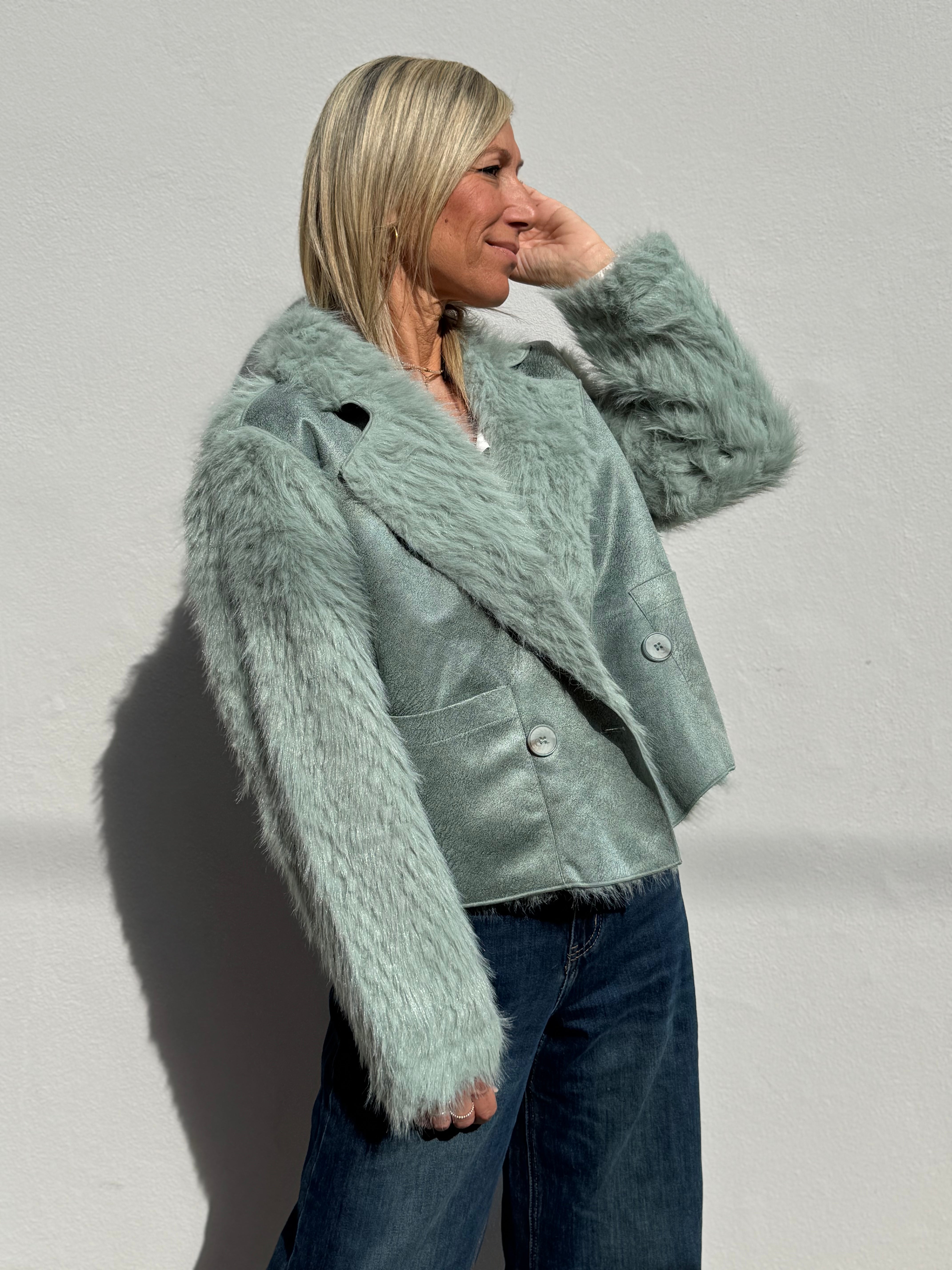 Ecomontone corto reversibile mimì