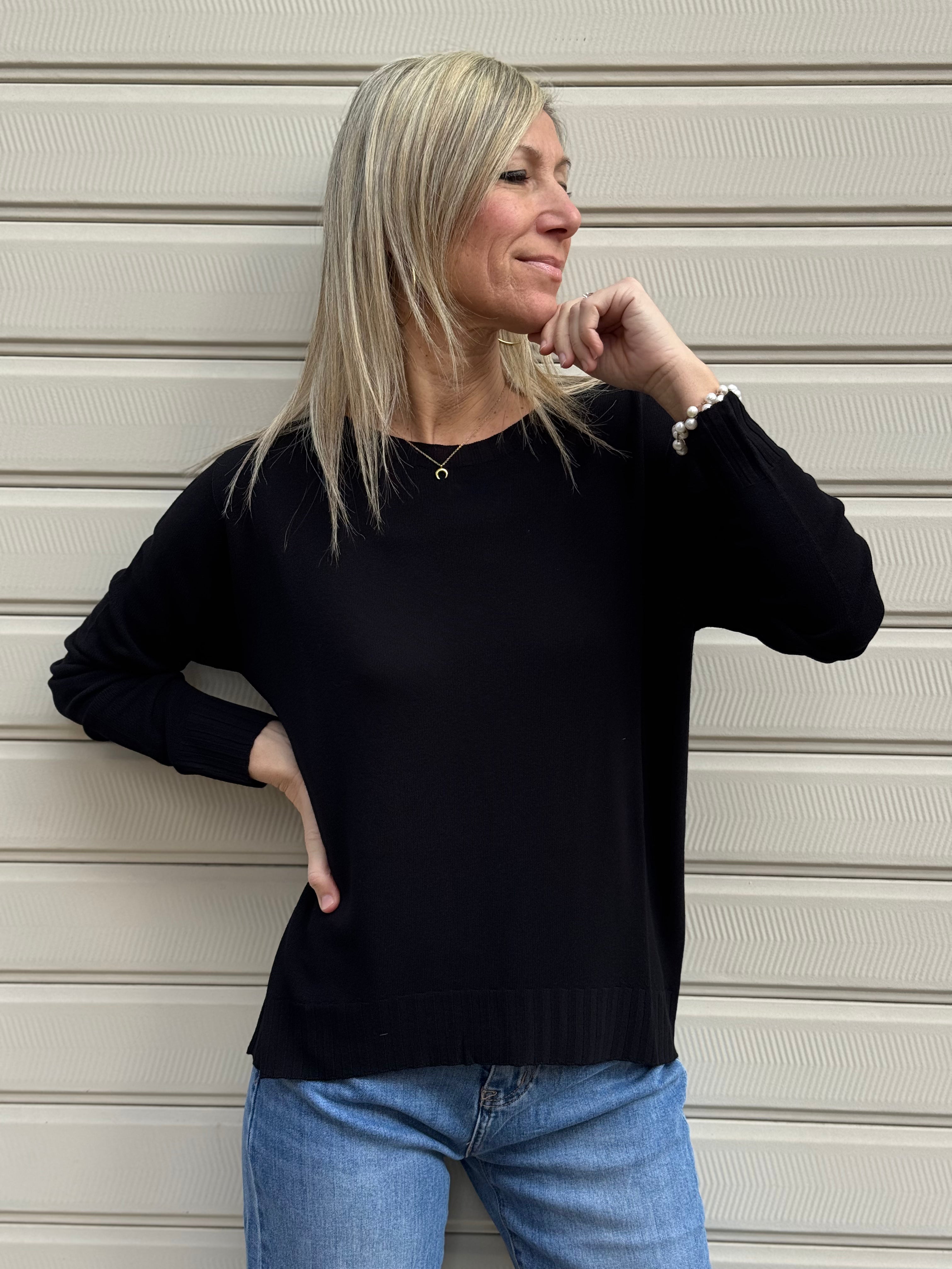 Maglia spacco dietro kontatto