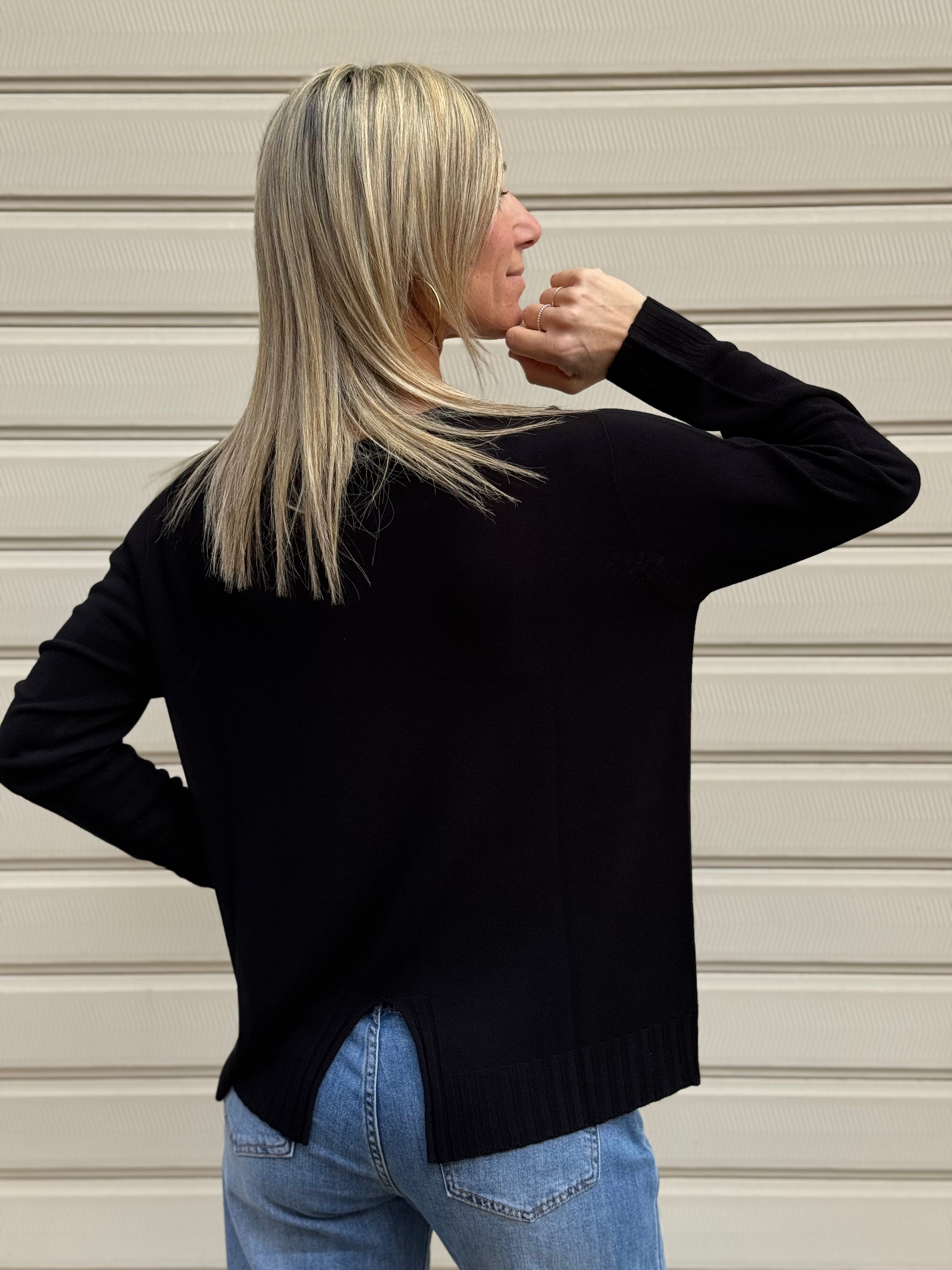 Maglia spacco dietro kontatto