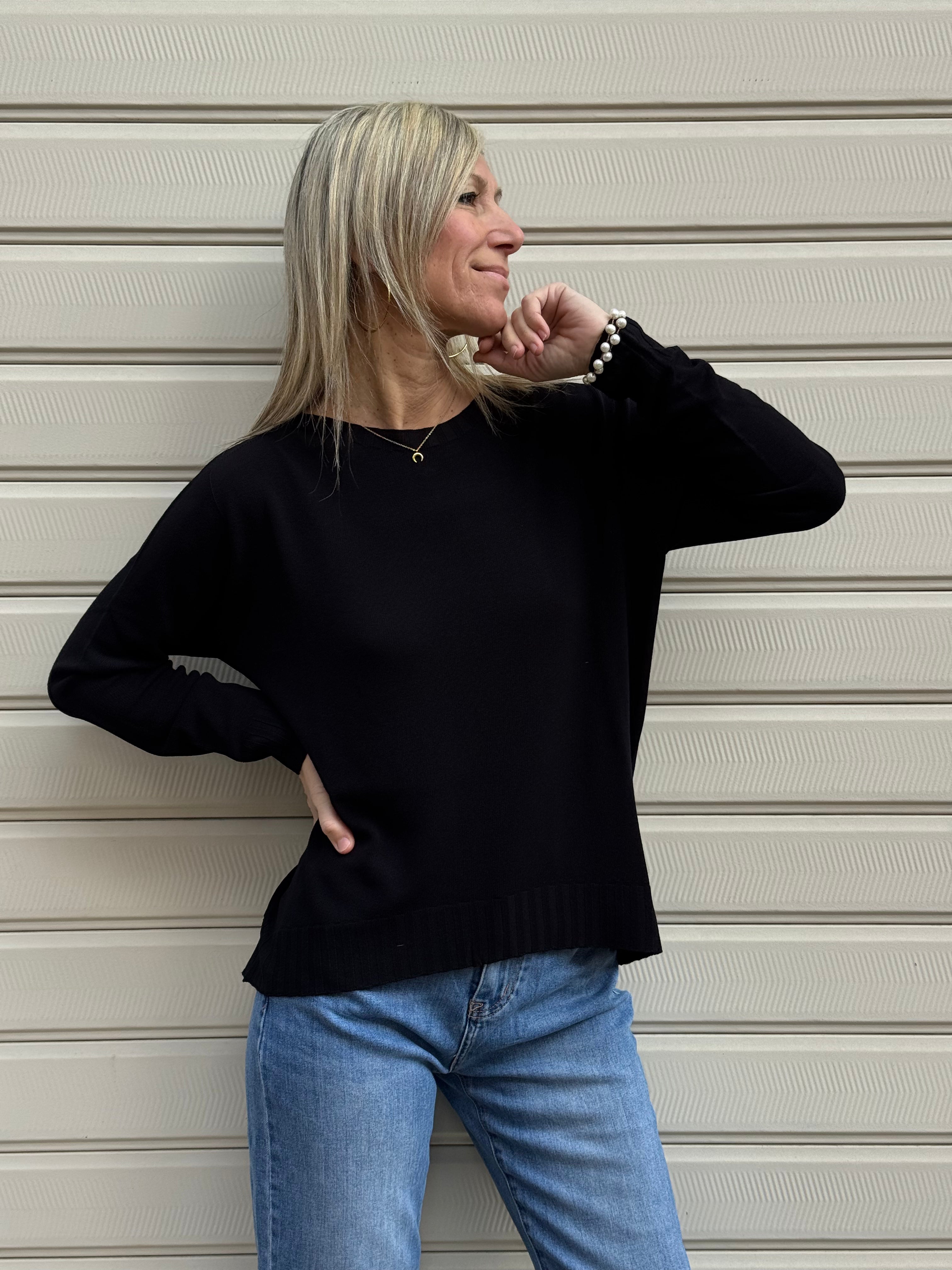 Maglia spacco dietro kontatto