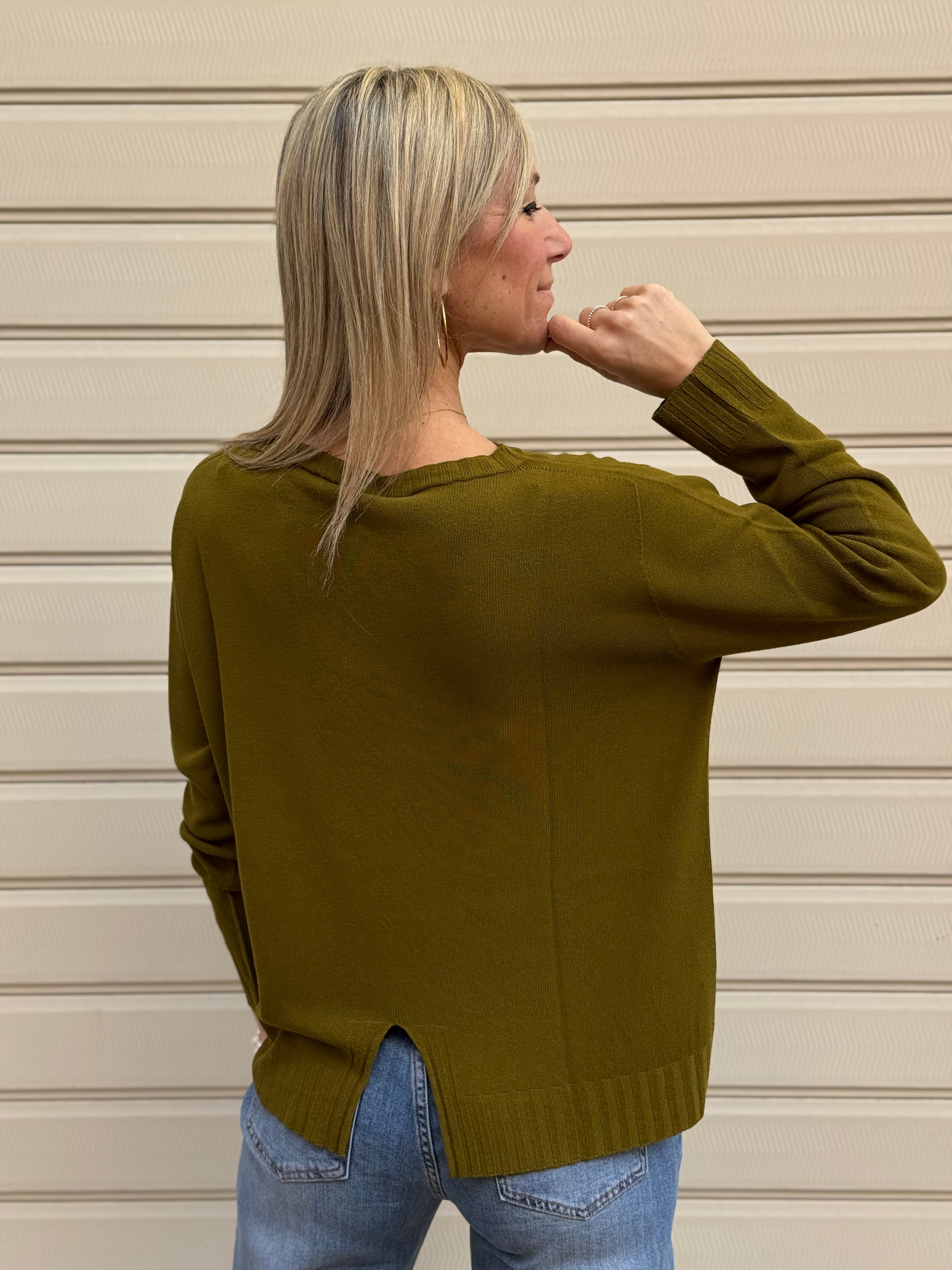 Maglia spacco dietro kontatto