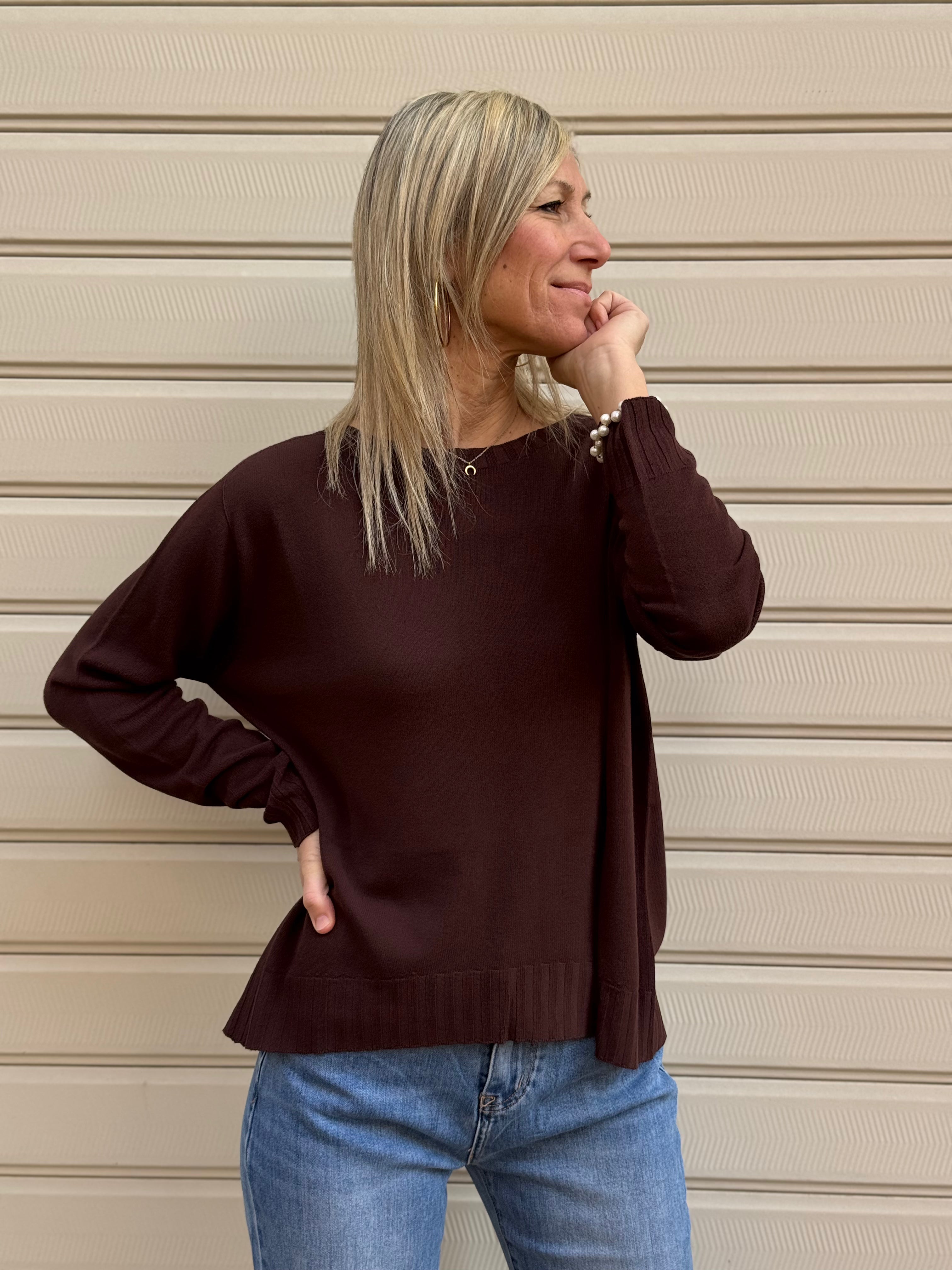 Maglia spacco dietro kontatto