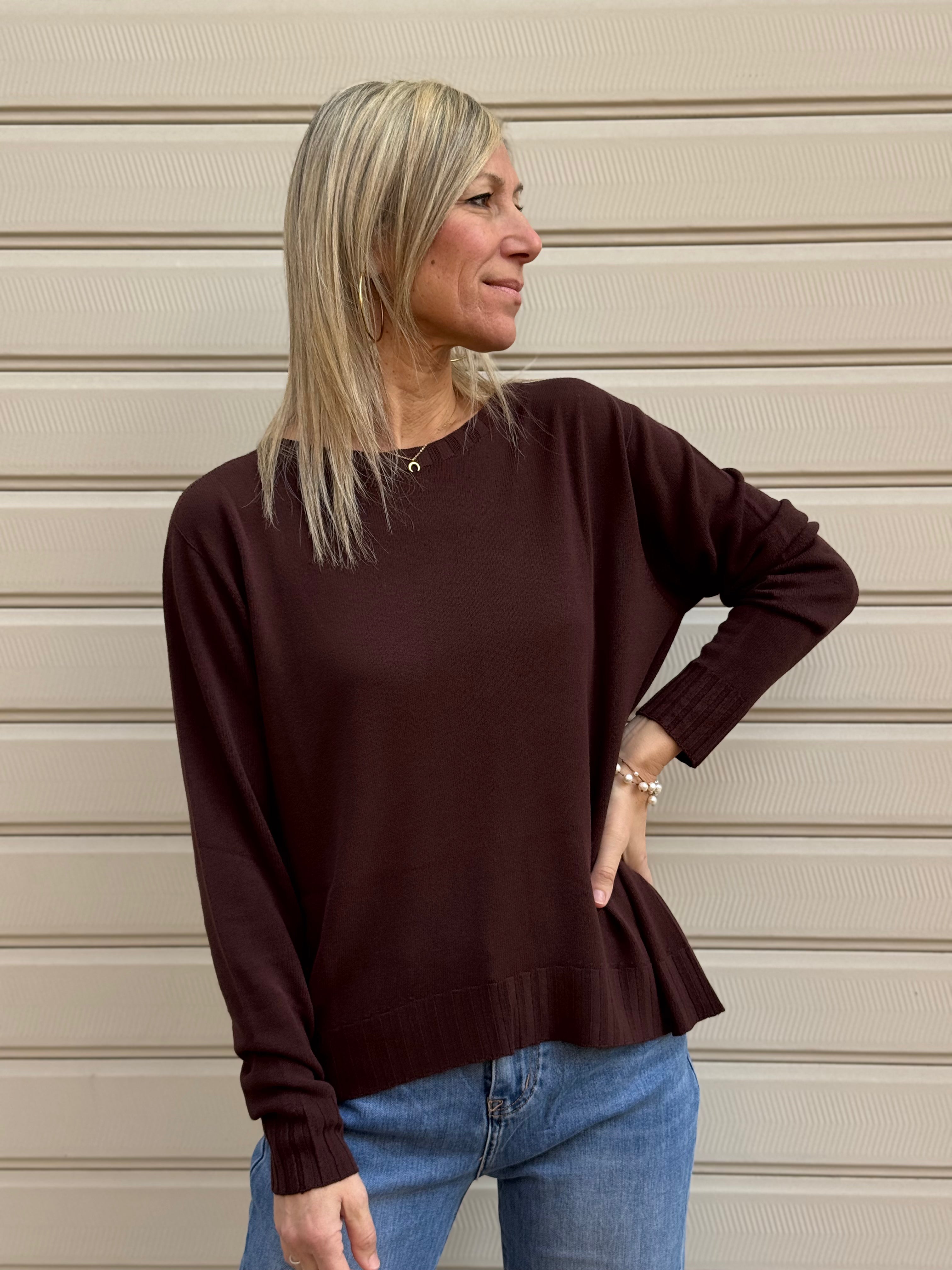 Maglia spacco dietro kontatto