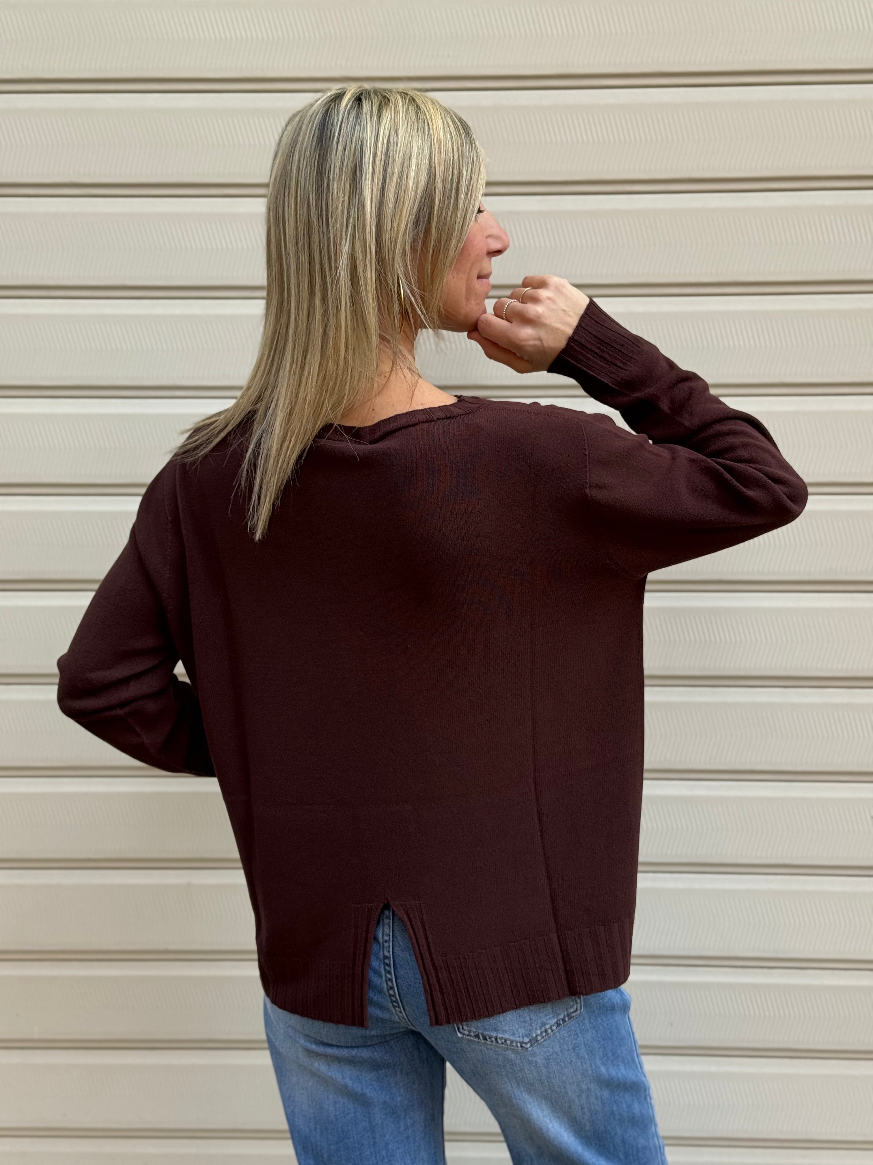 Maglia spacco dietro kontatto