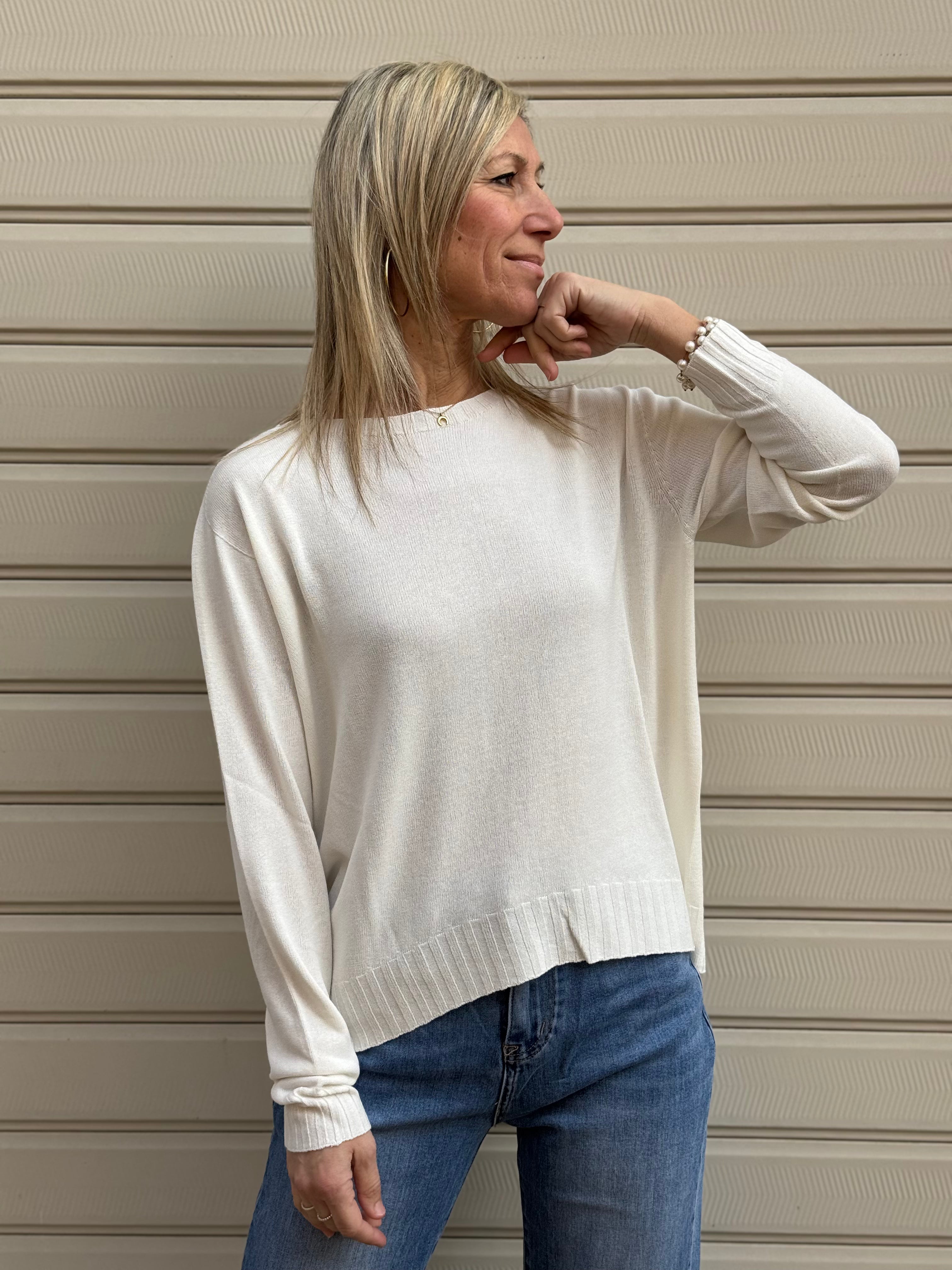 Maglia spacco dietro kontatto