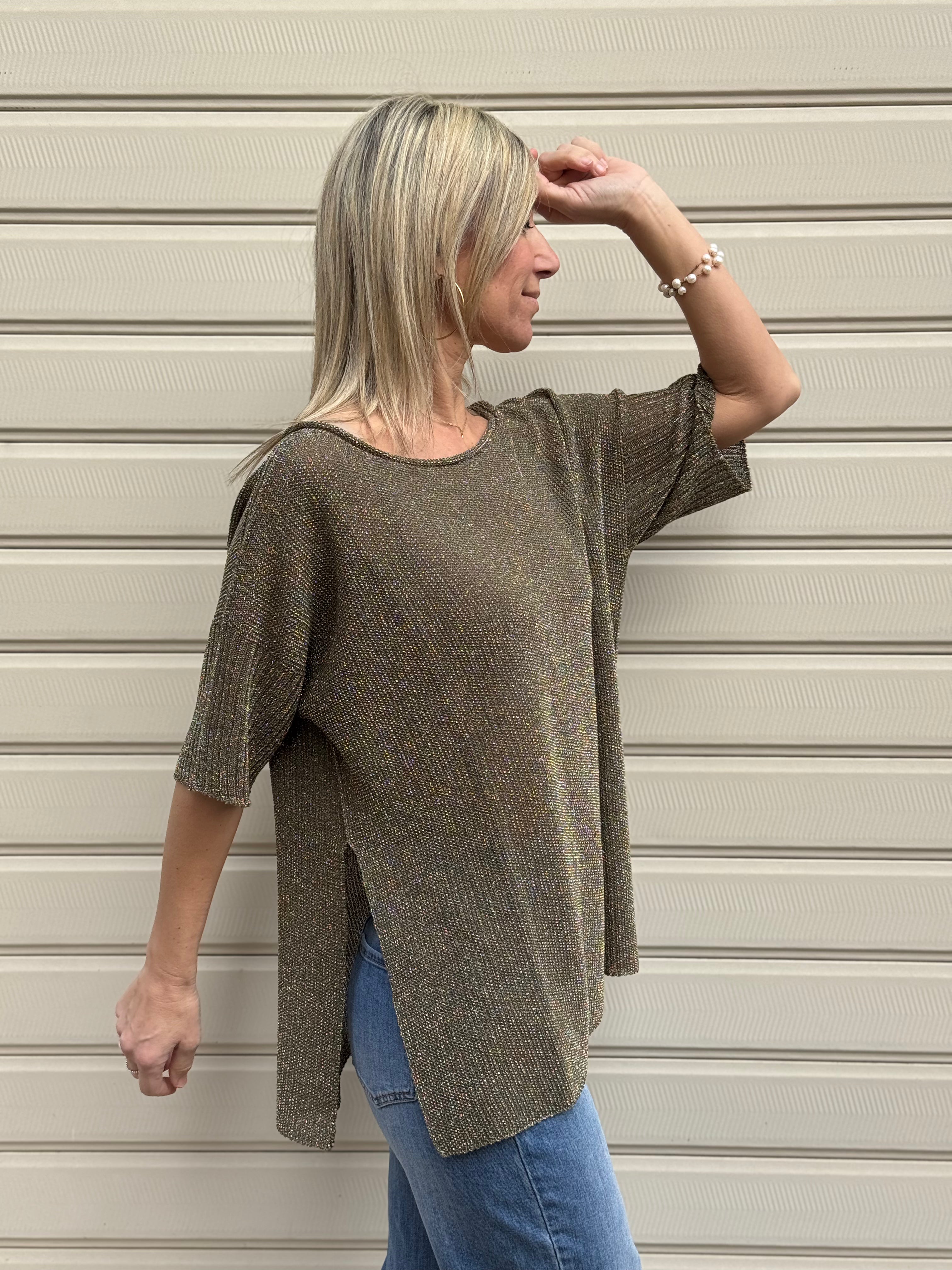 Maglia over spacchi kontatto