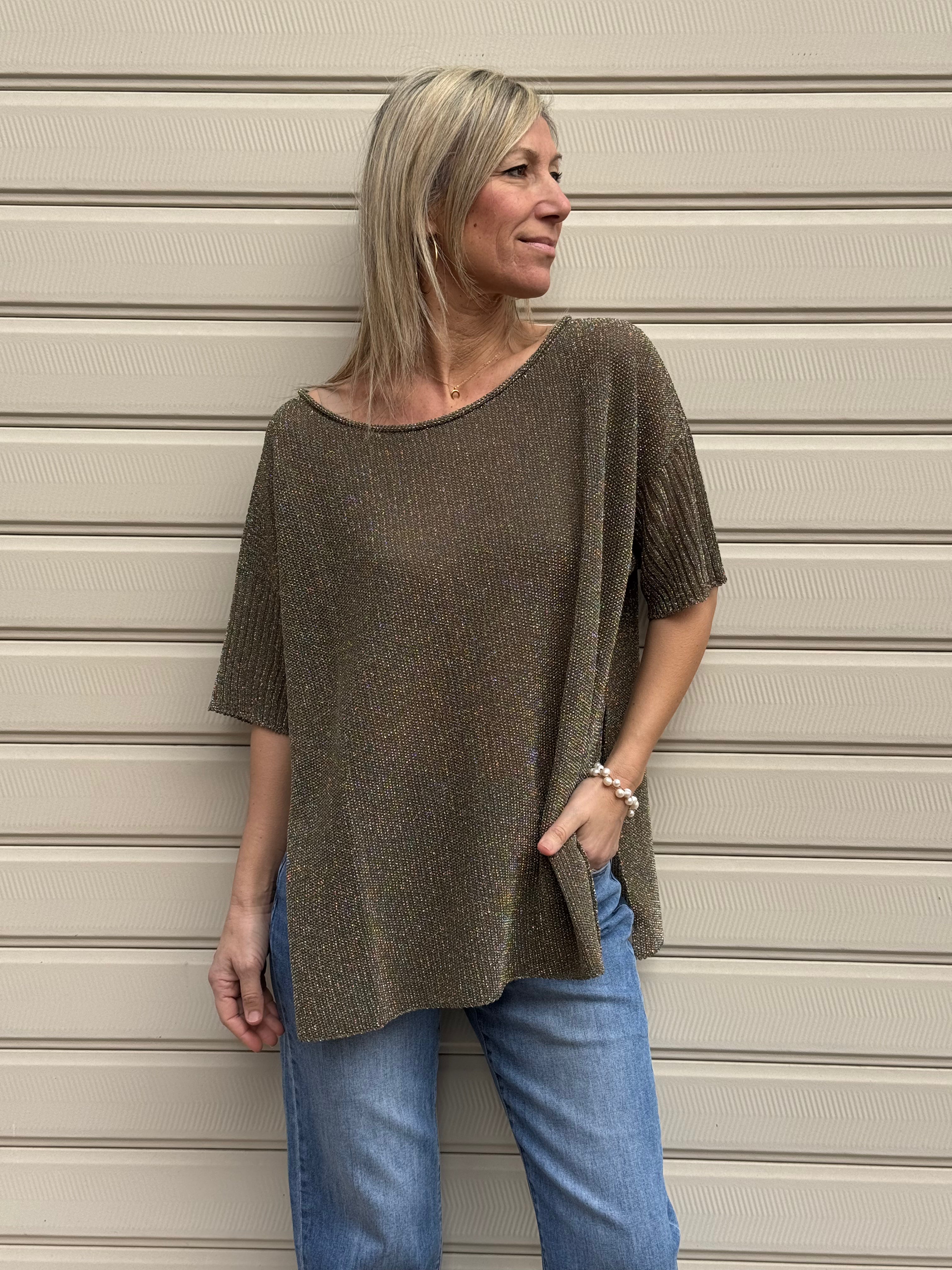 Maglia over spacchi kontatto