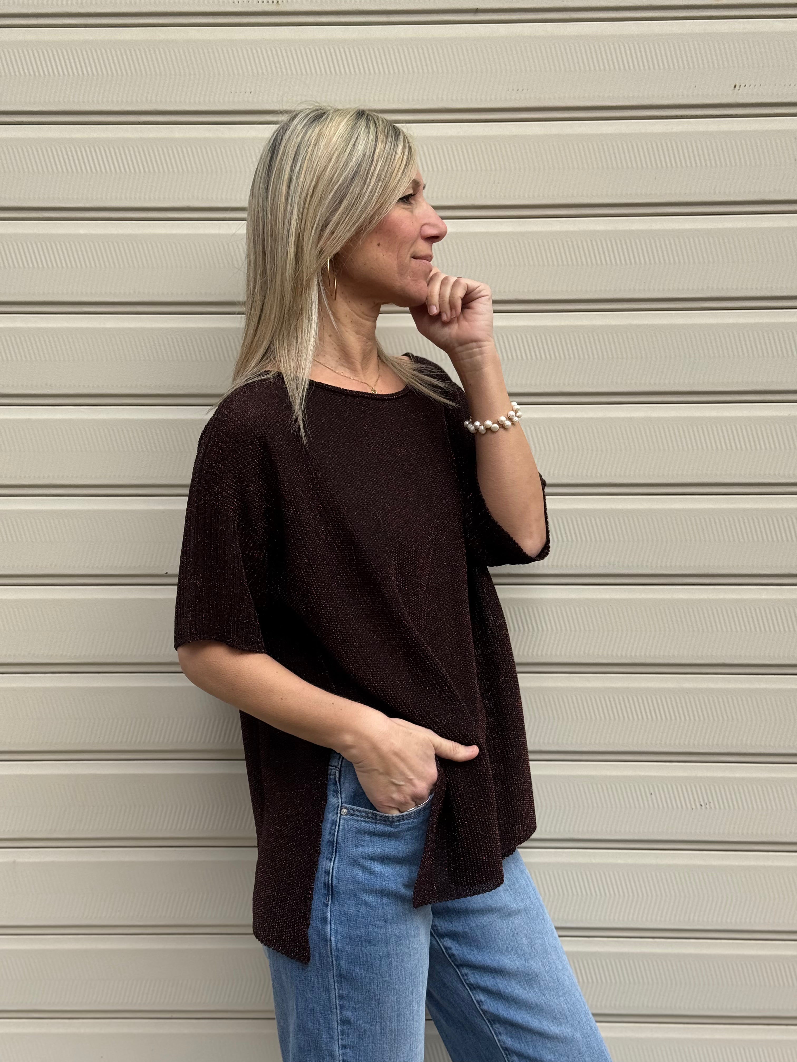 Maglia over spacchi kontatto