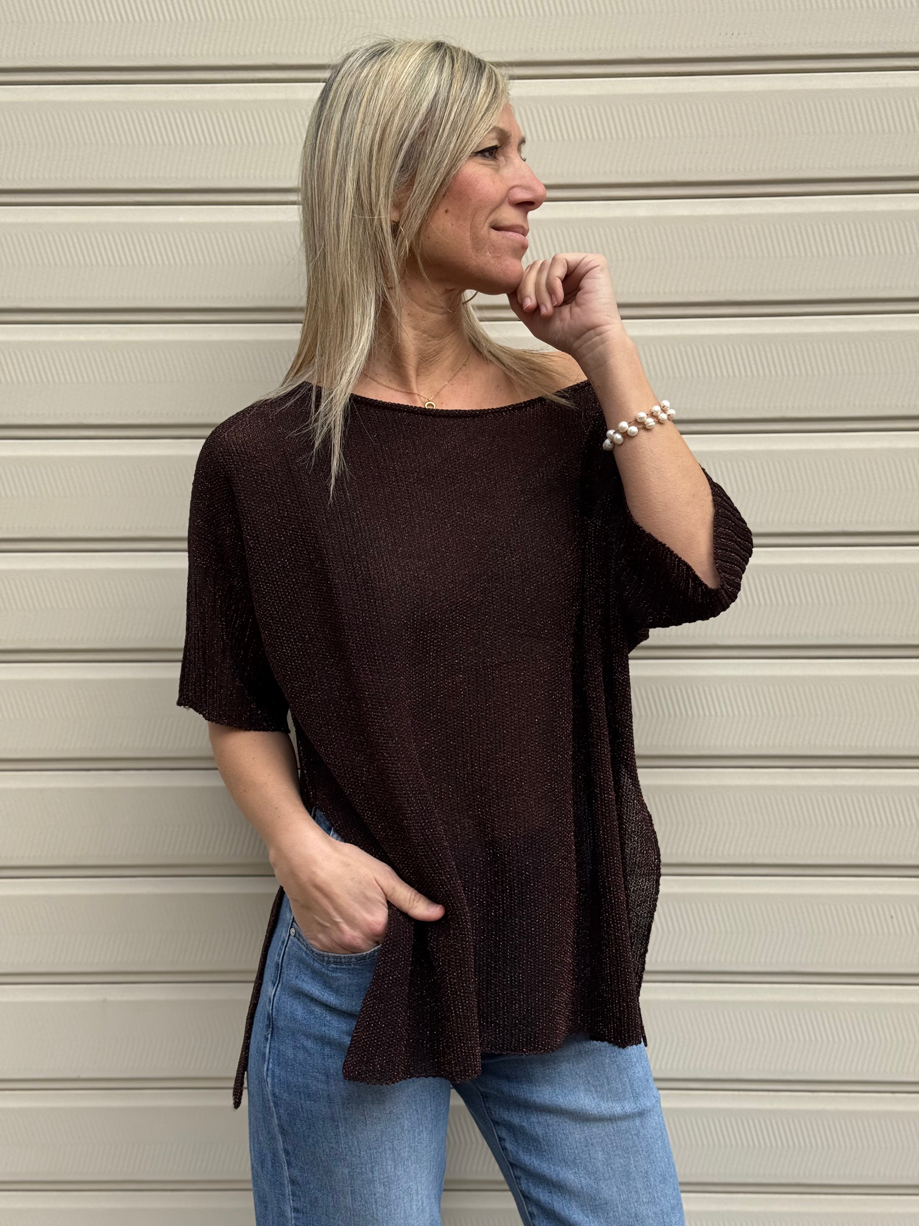 Maglia over spacchi kontatto