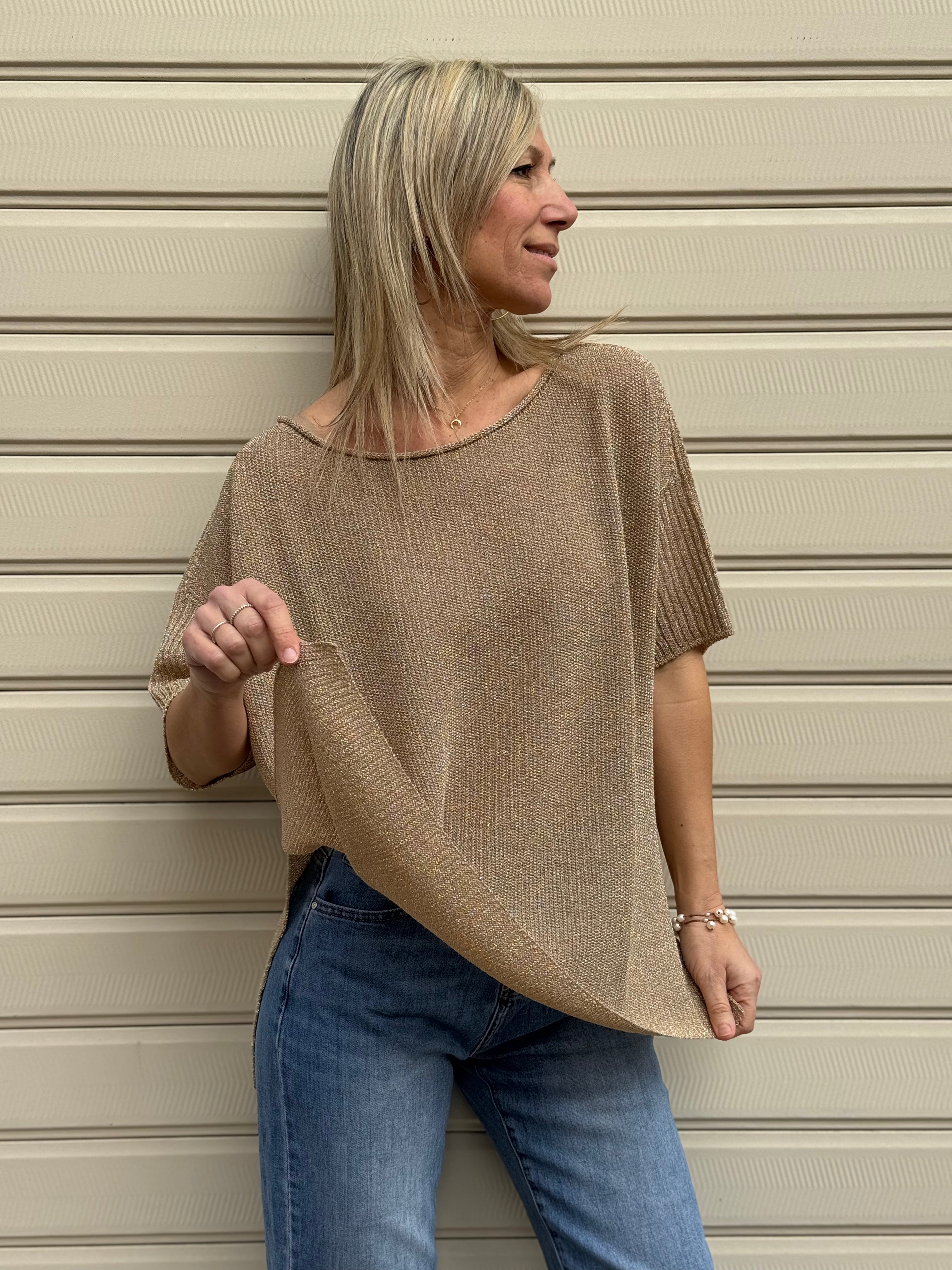 Maglia over spacchi kontatto