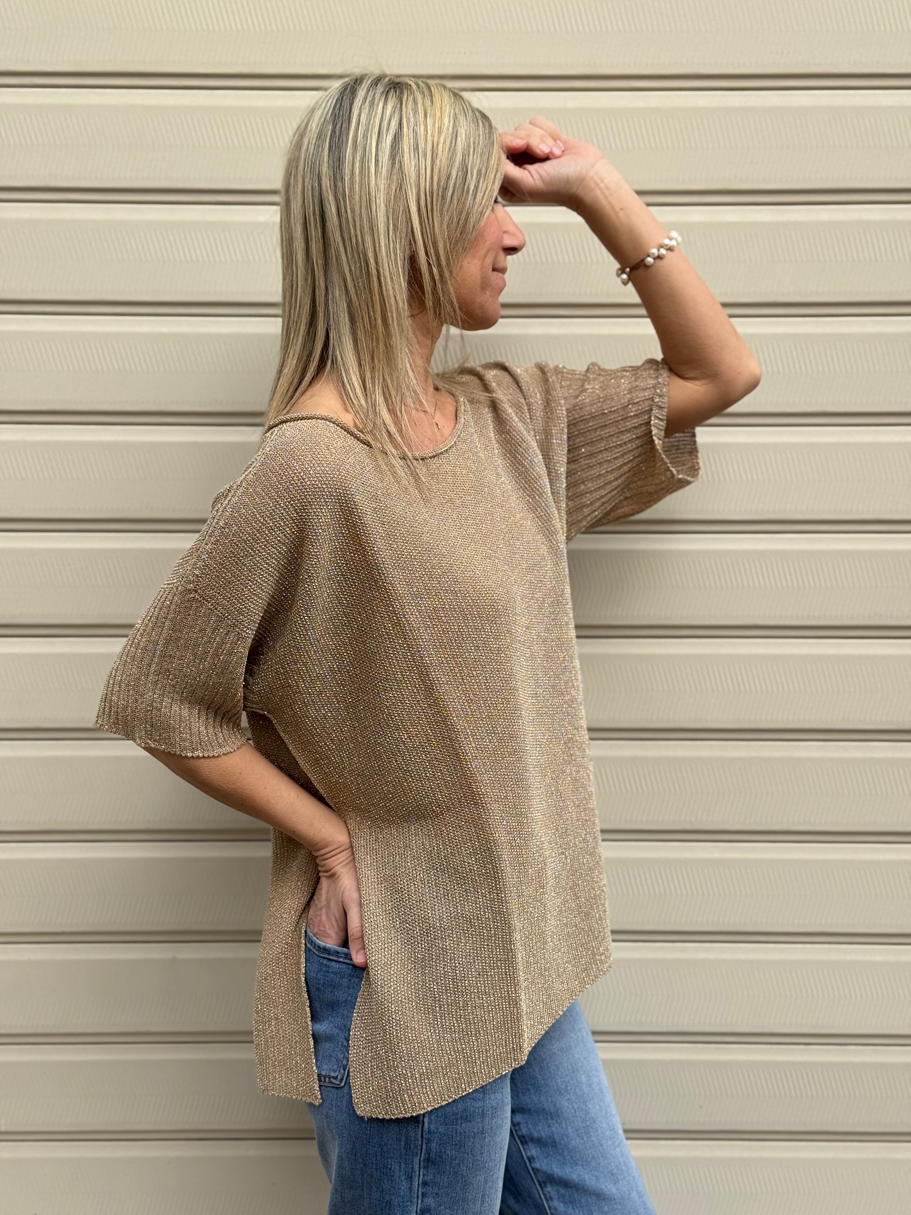 Maglia over spacchi kontatto