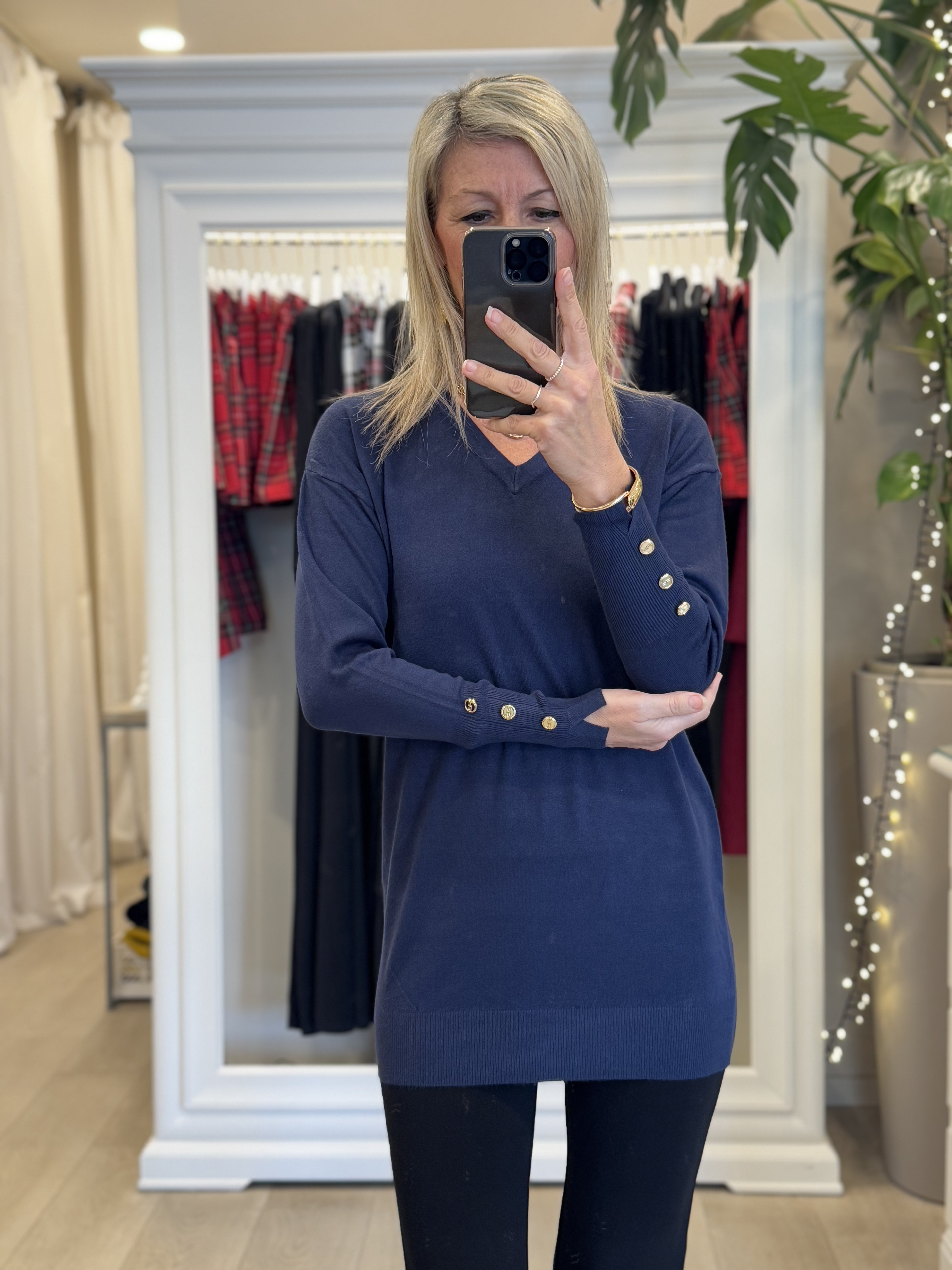 Pullover Lungo Scollo V