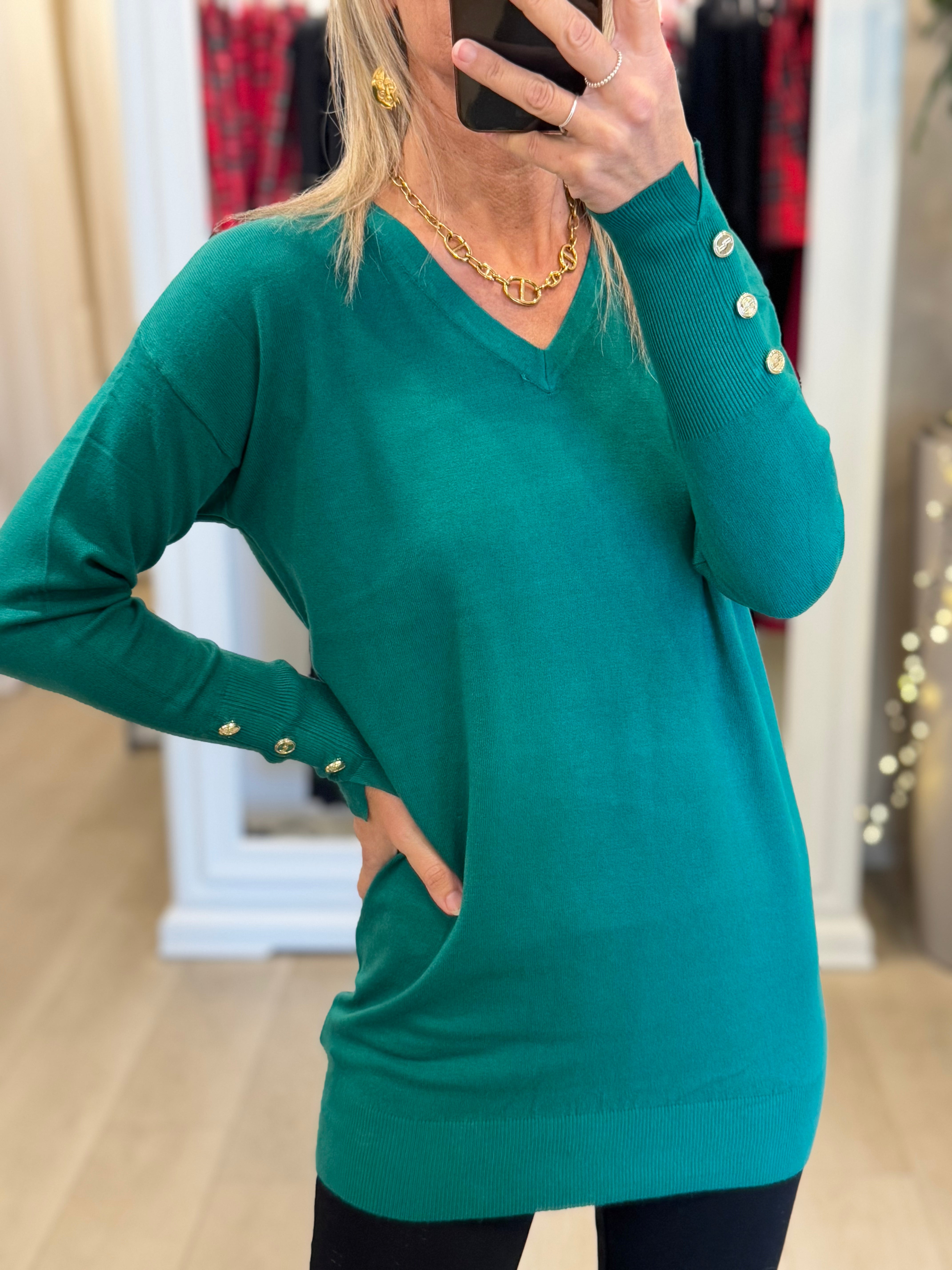 Pullover Lungo Scollo V
