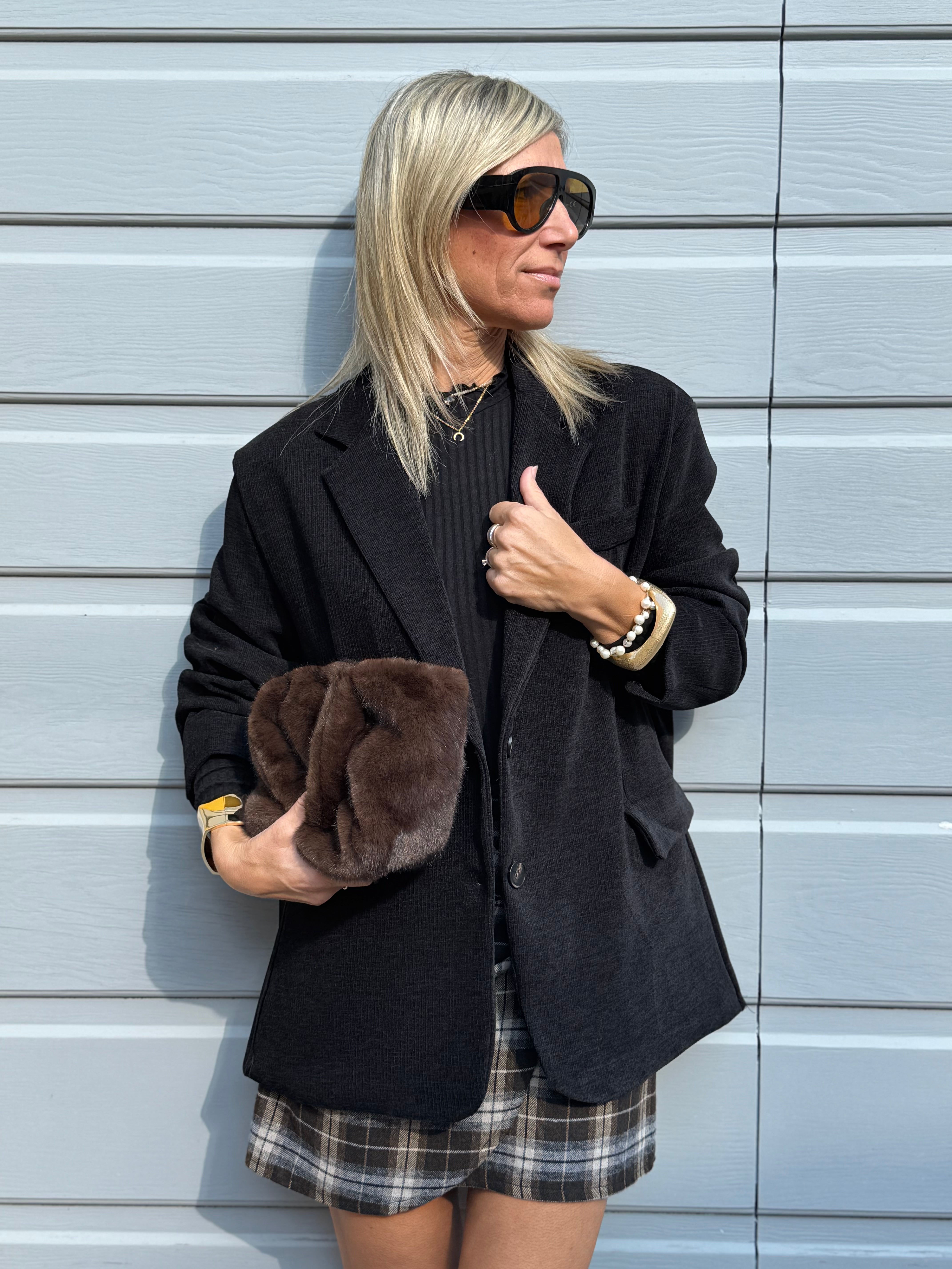 Giacca over velluto adora