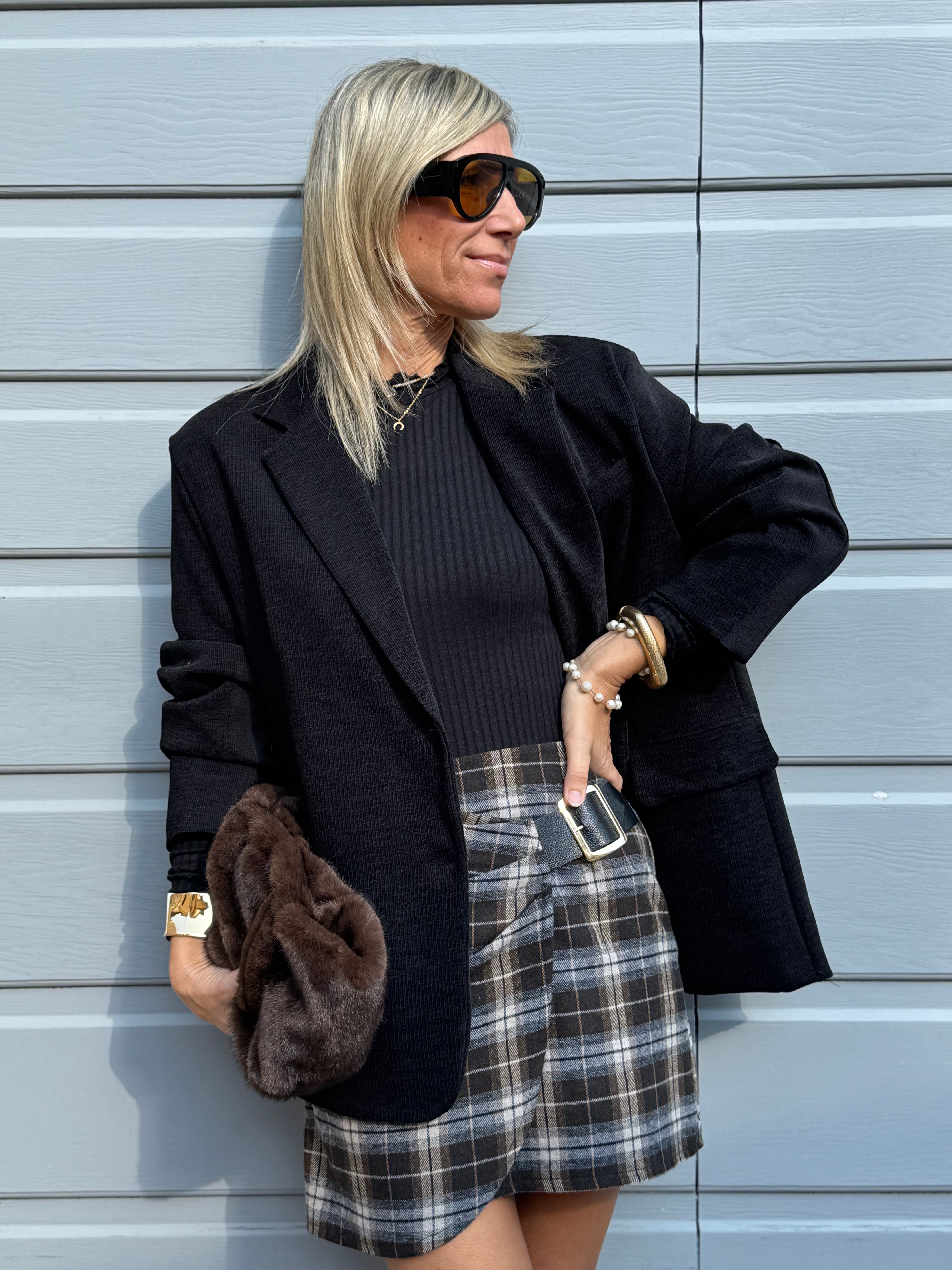 Giacca over velluto adora