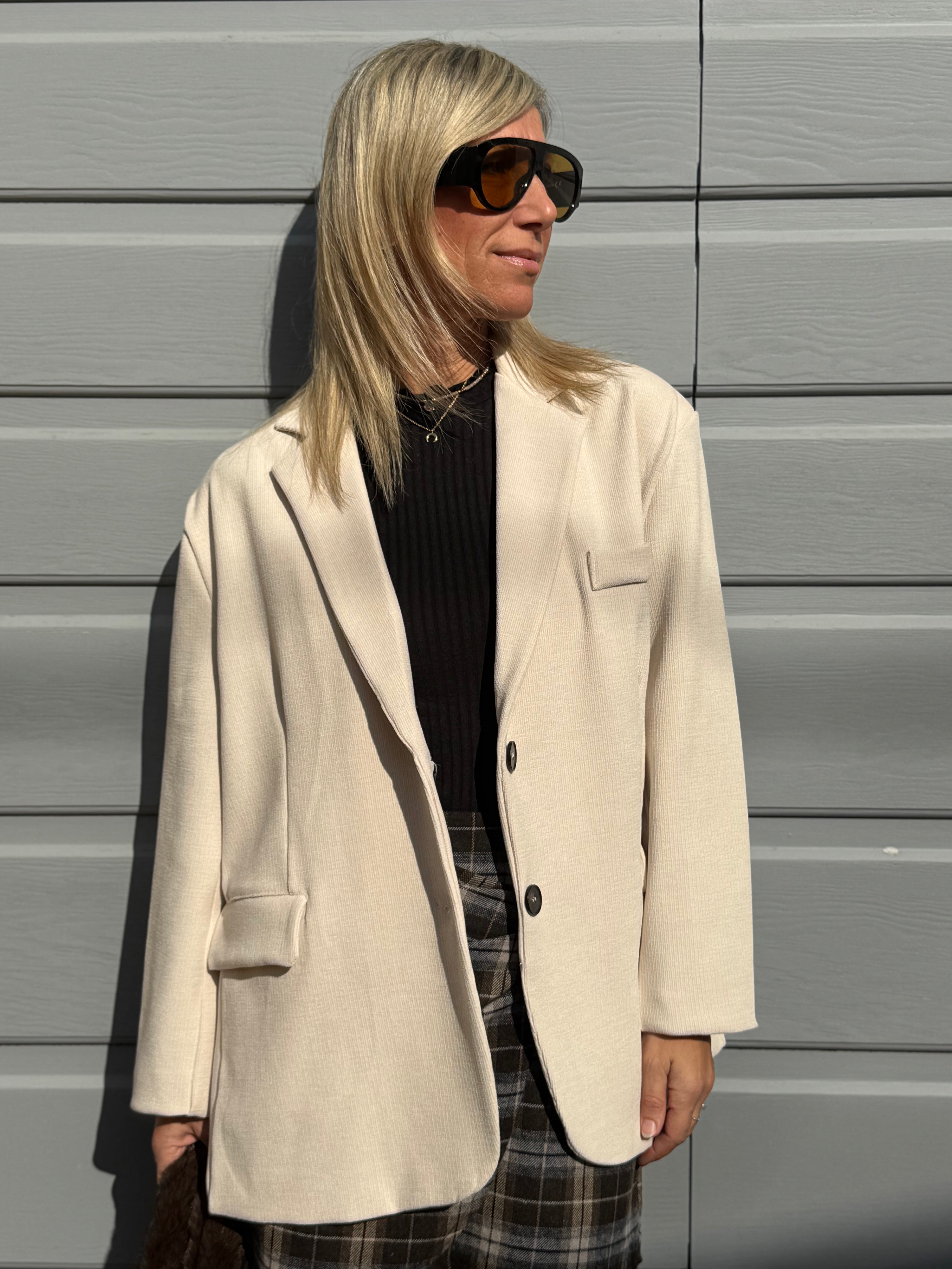 Giacca over velluto adora