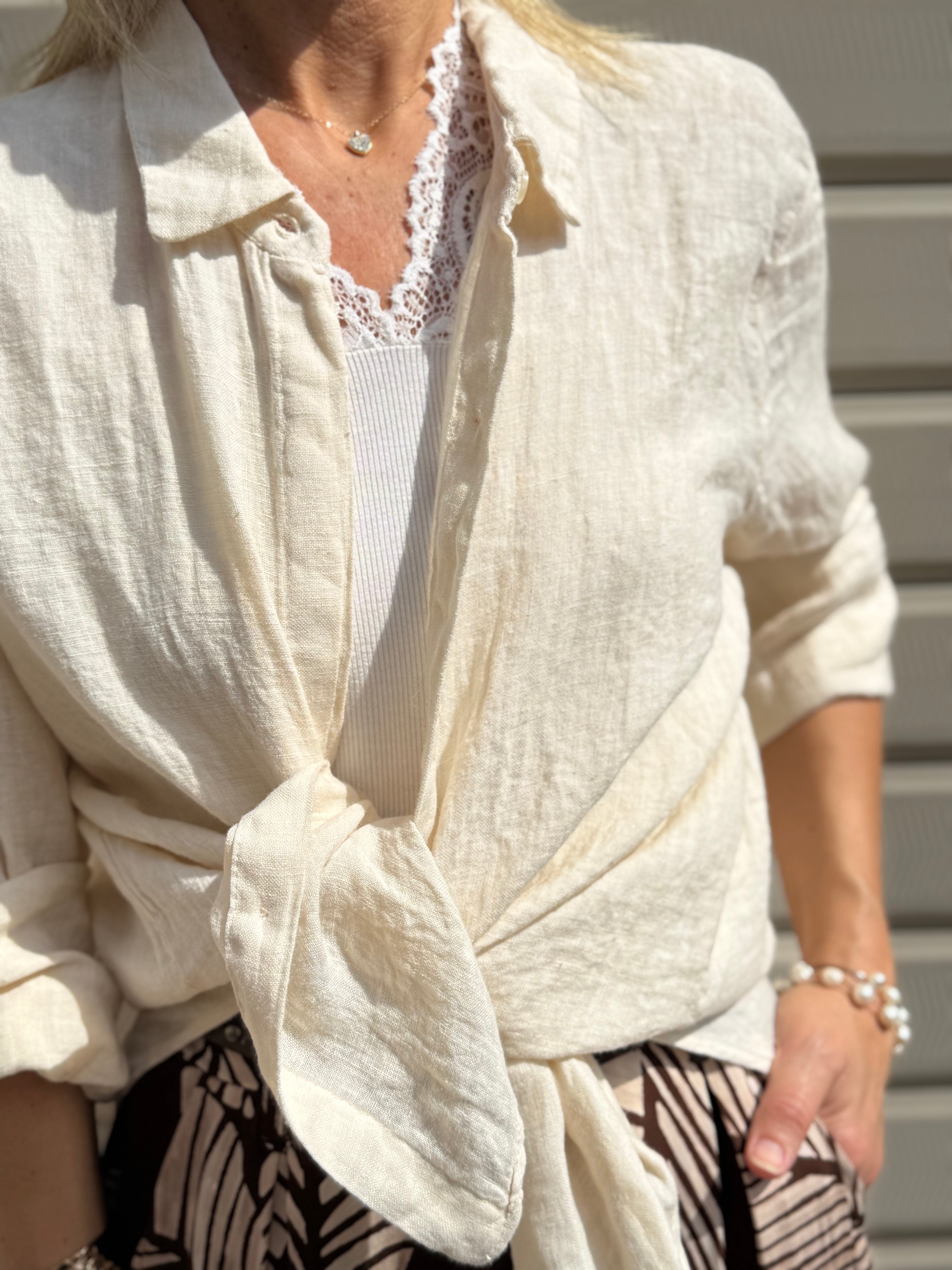 Camicia lino adora
