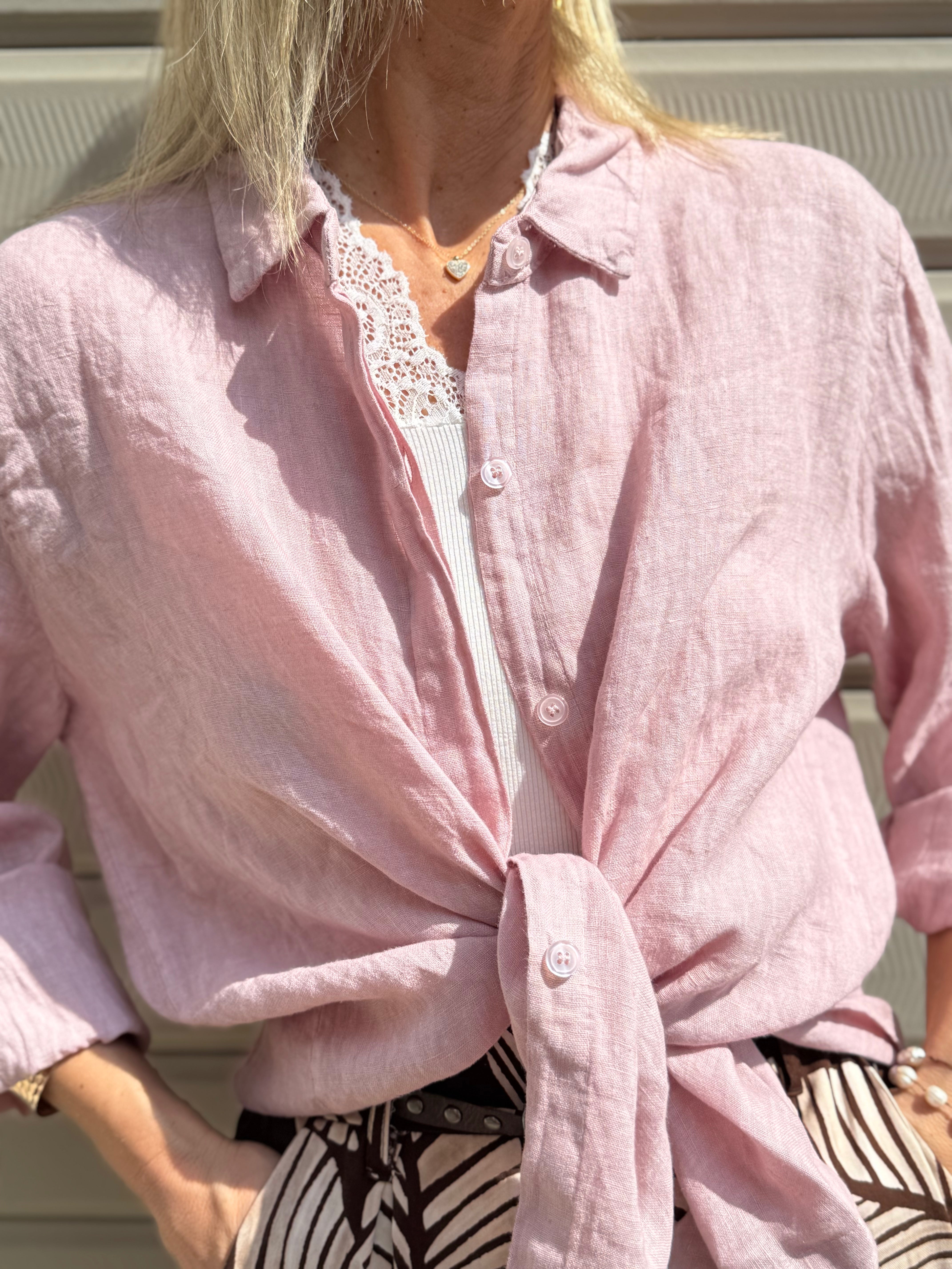 Camicia lino adora