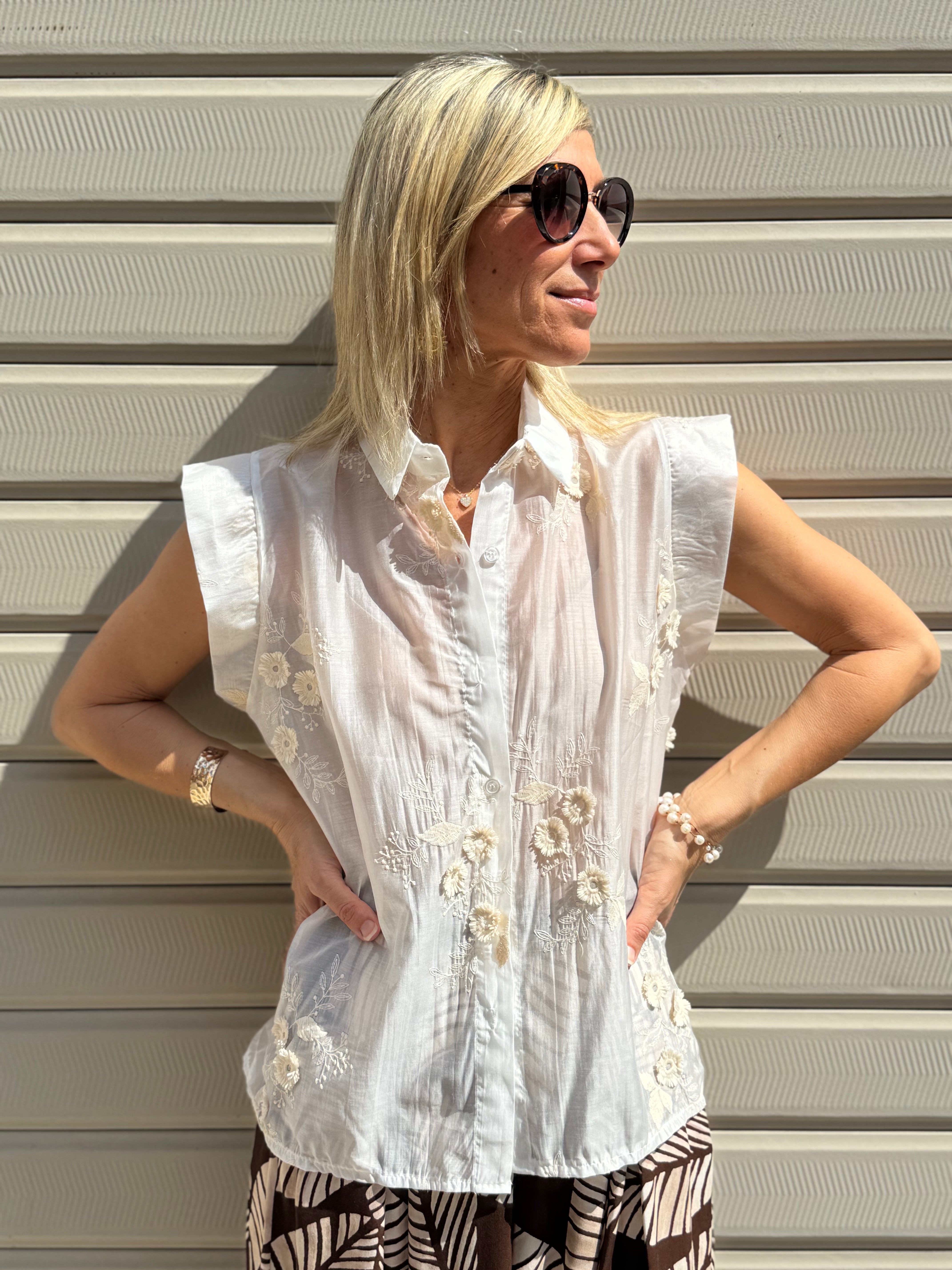 Camicia applicazioni adora