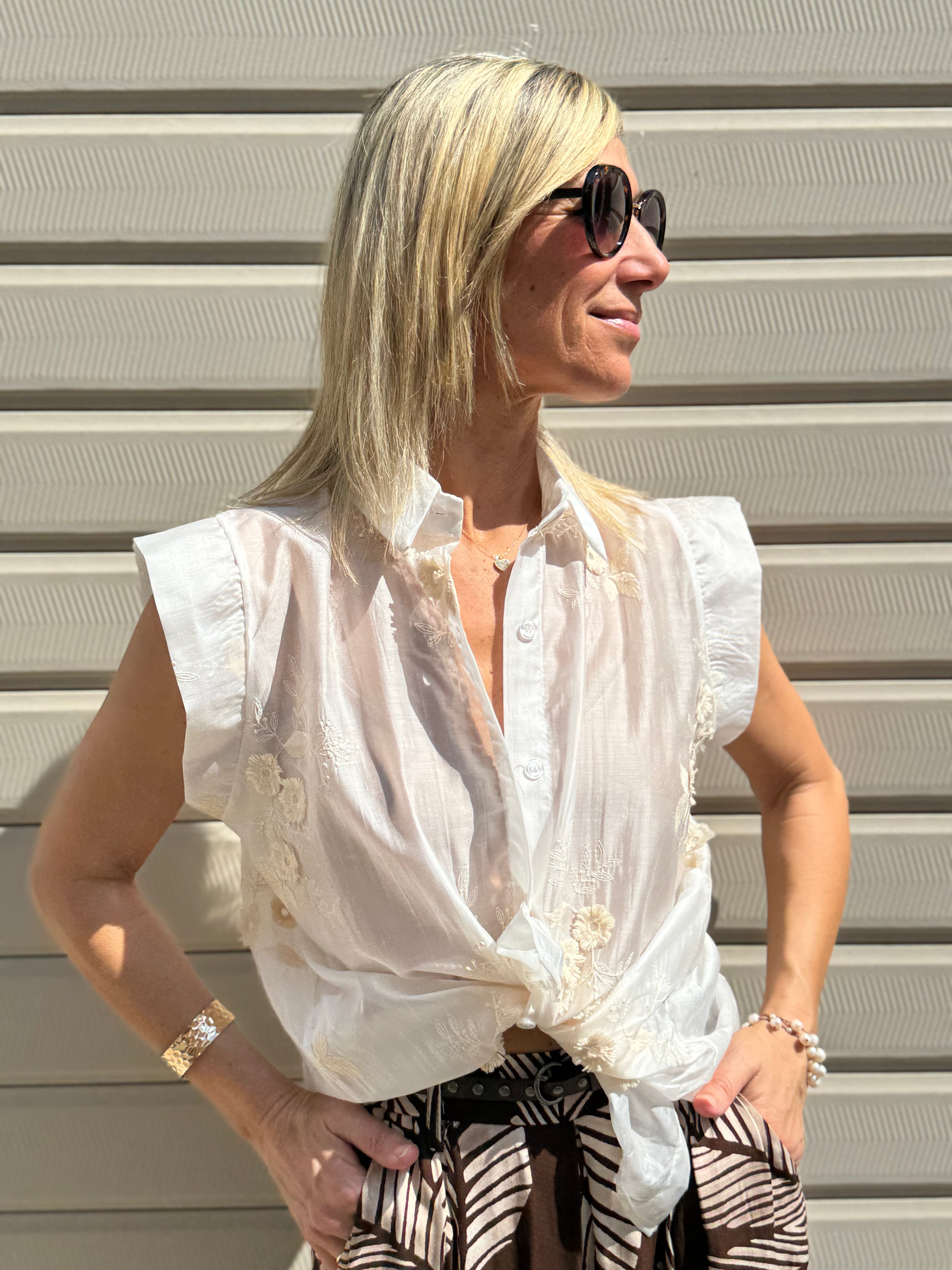 Camicia applicazioni adora