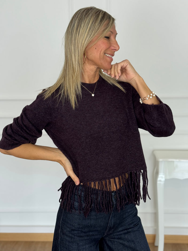 Maglia frange andrea jdy