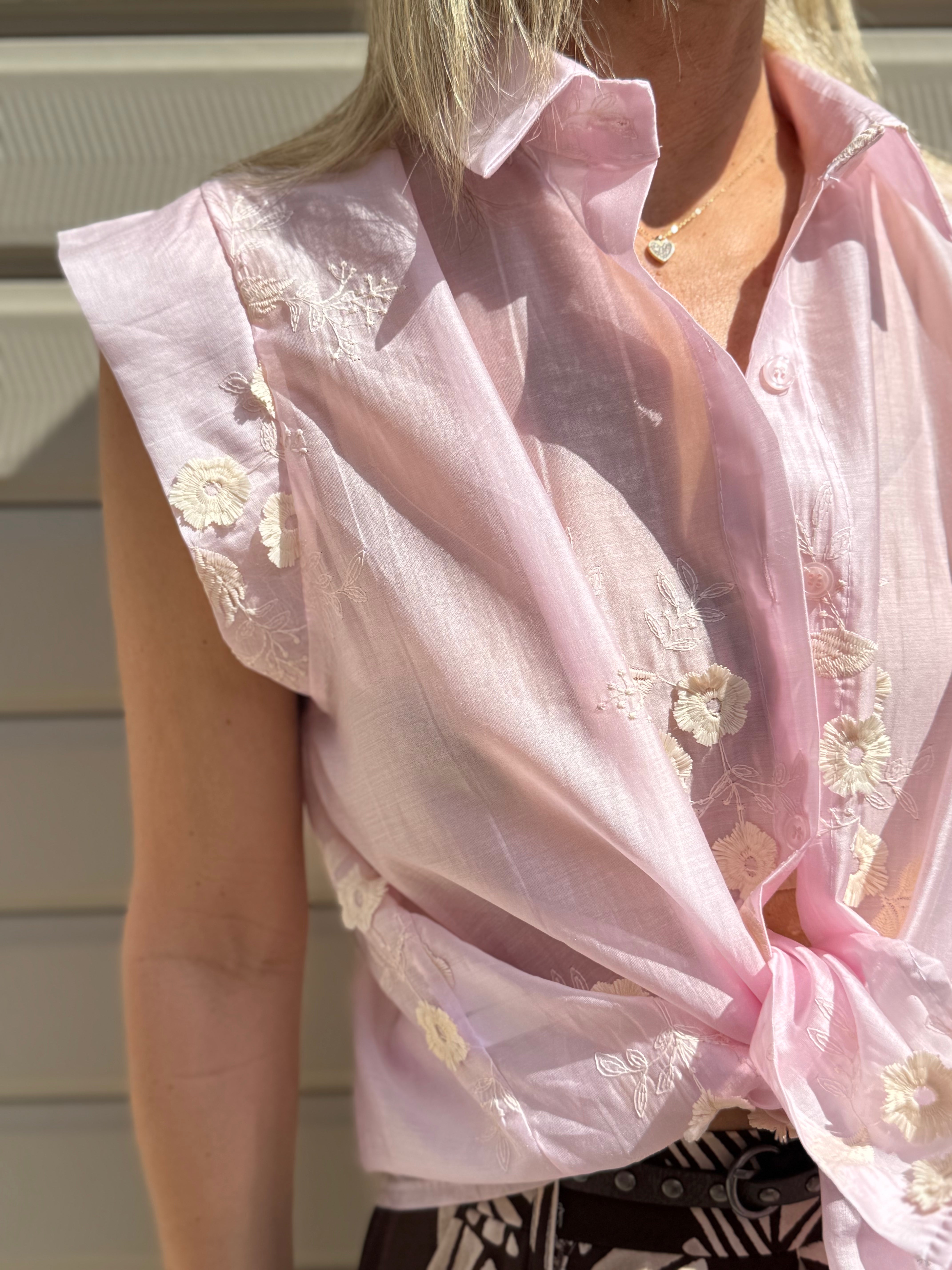 Camicia applicazioni adora