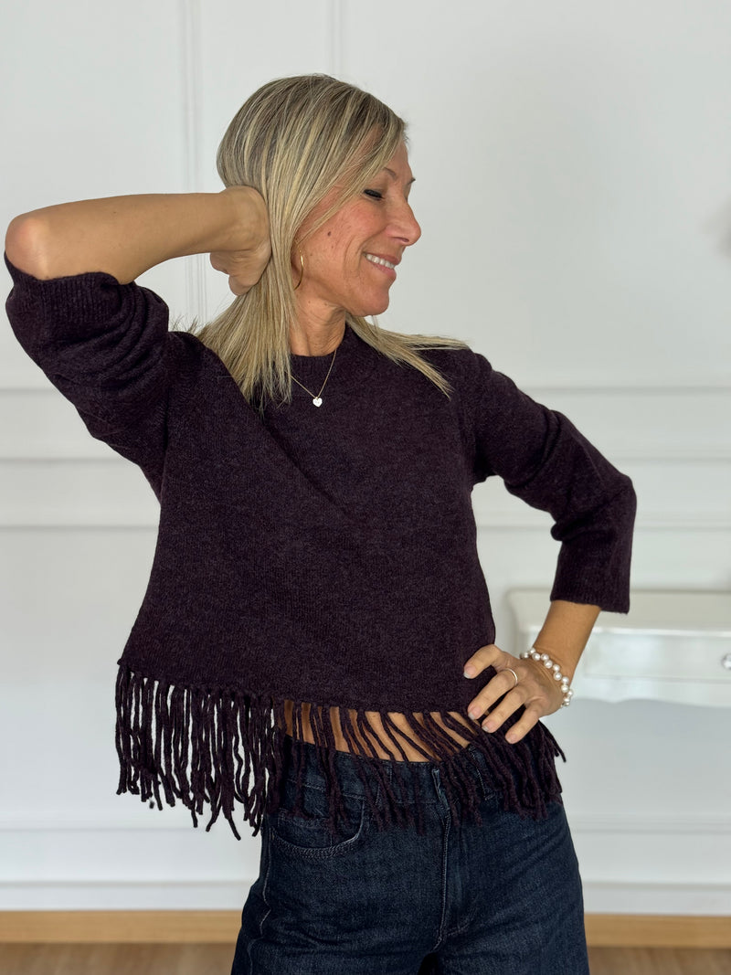 Maglia frange andrea jdy