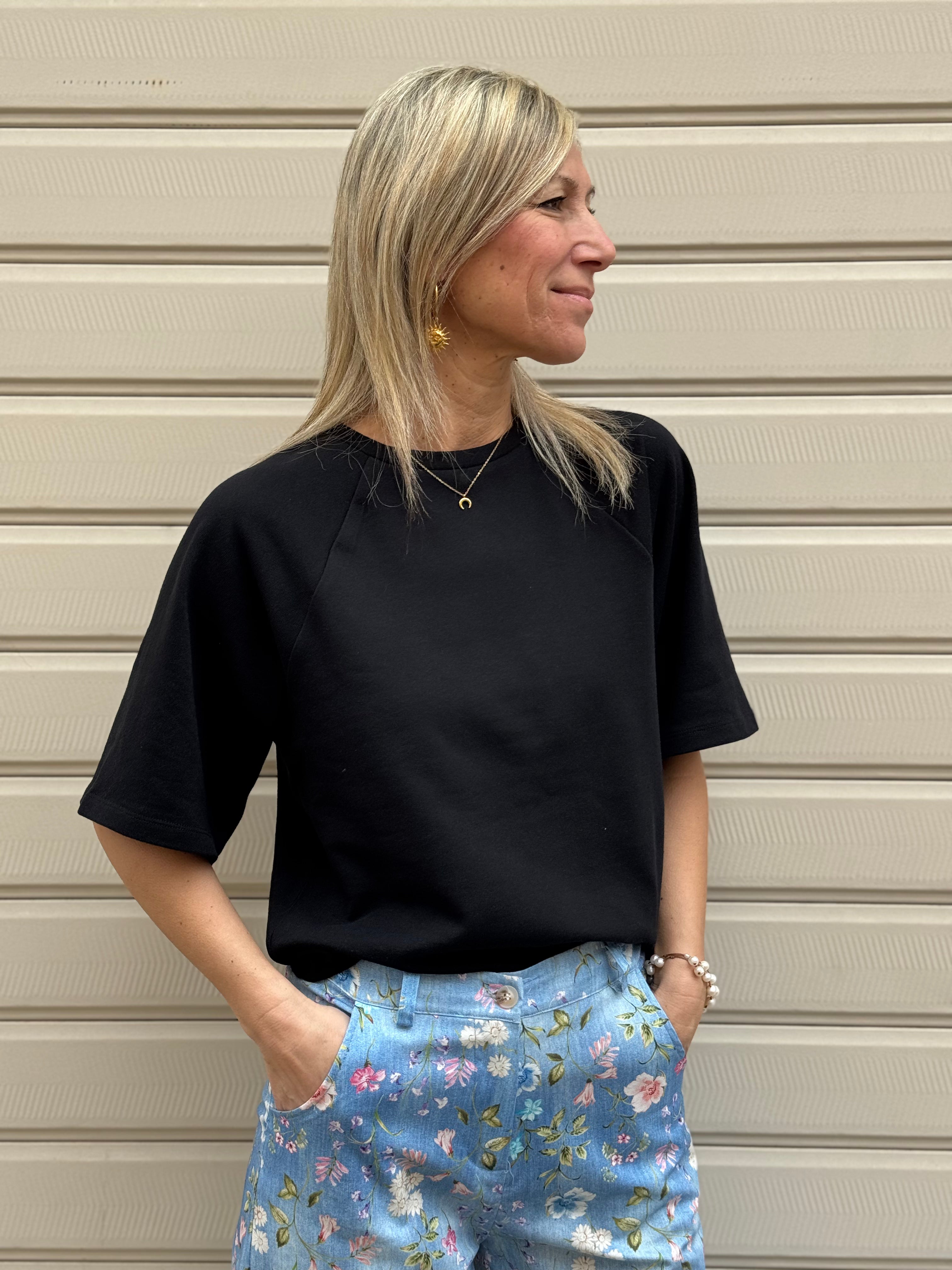 Felpa maniche corte jdy