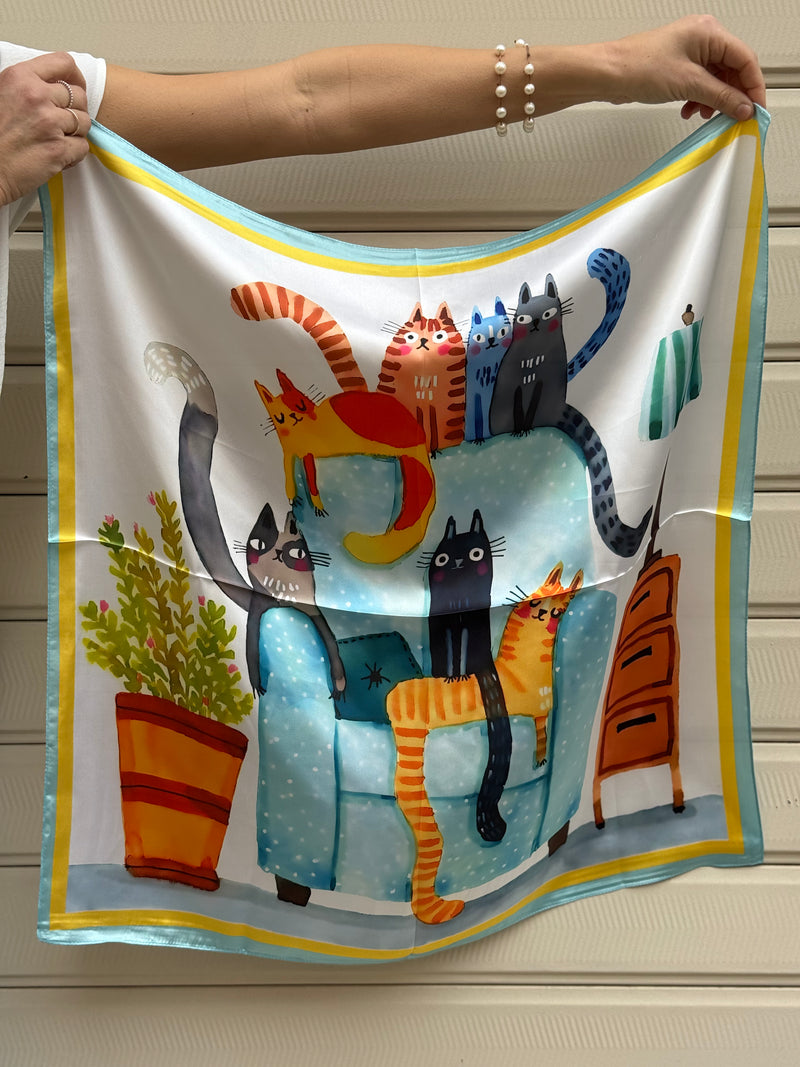 Foulard cats