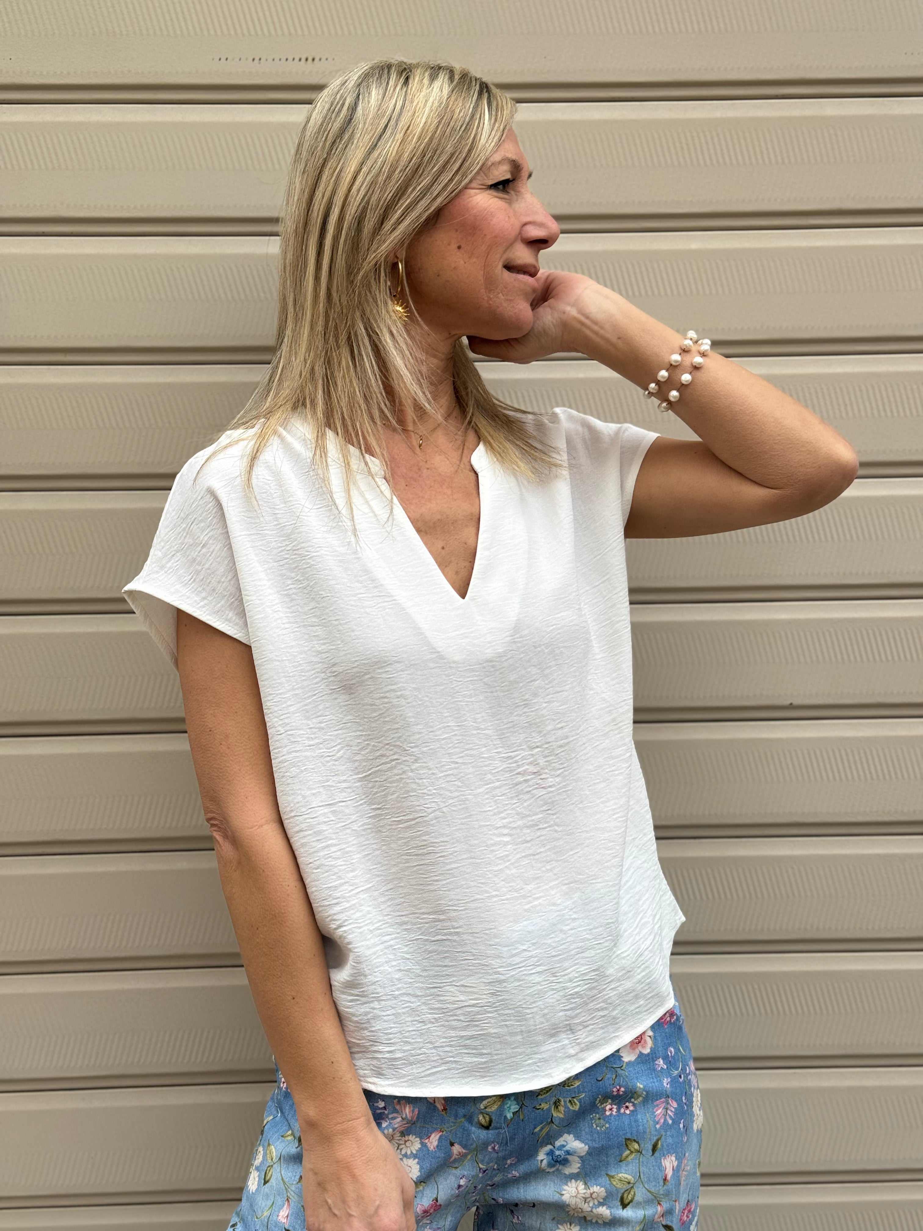 Blusa scollo V jdy