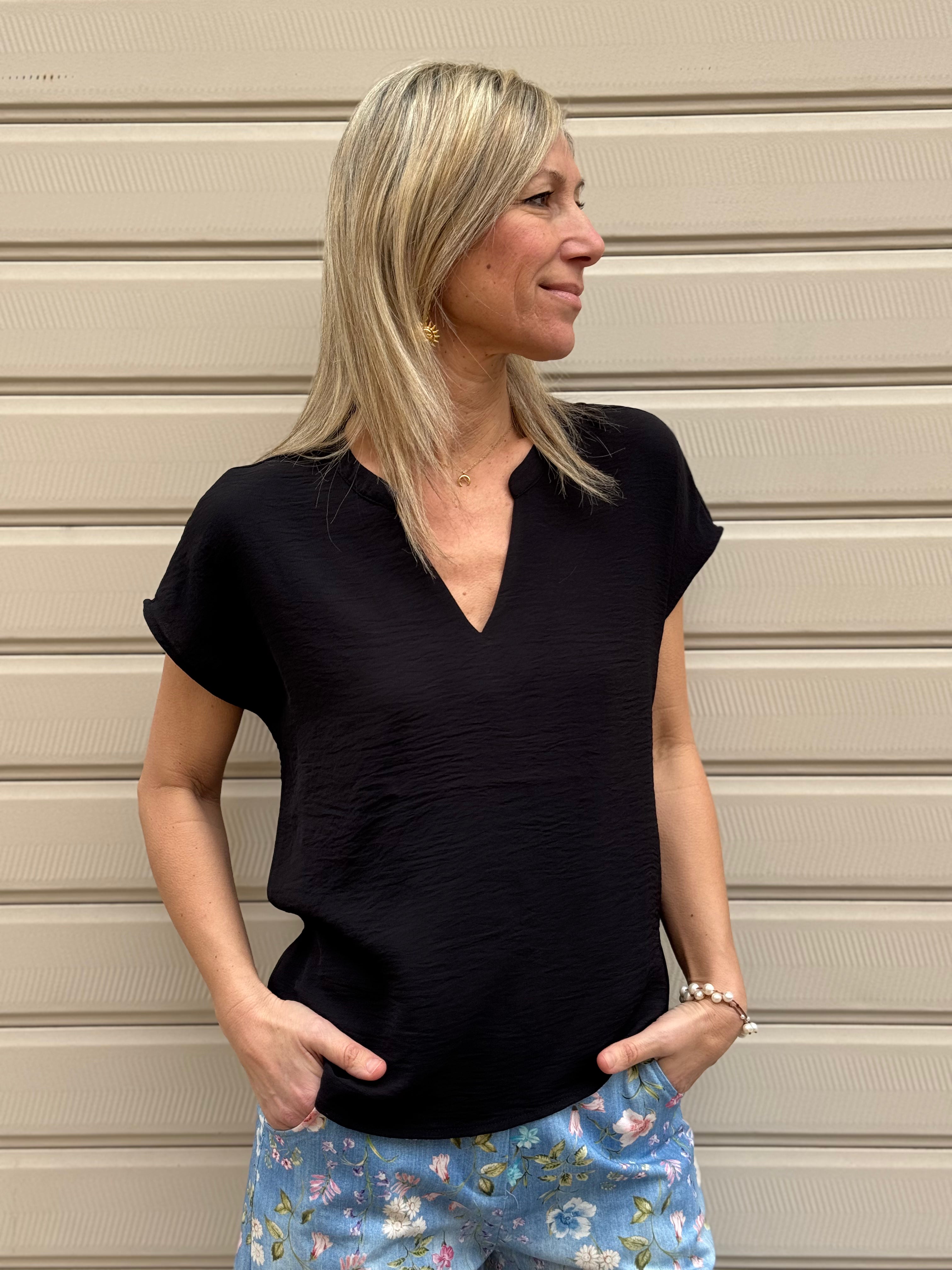 Blusa scollo V jdy