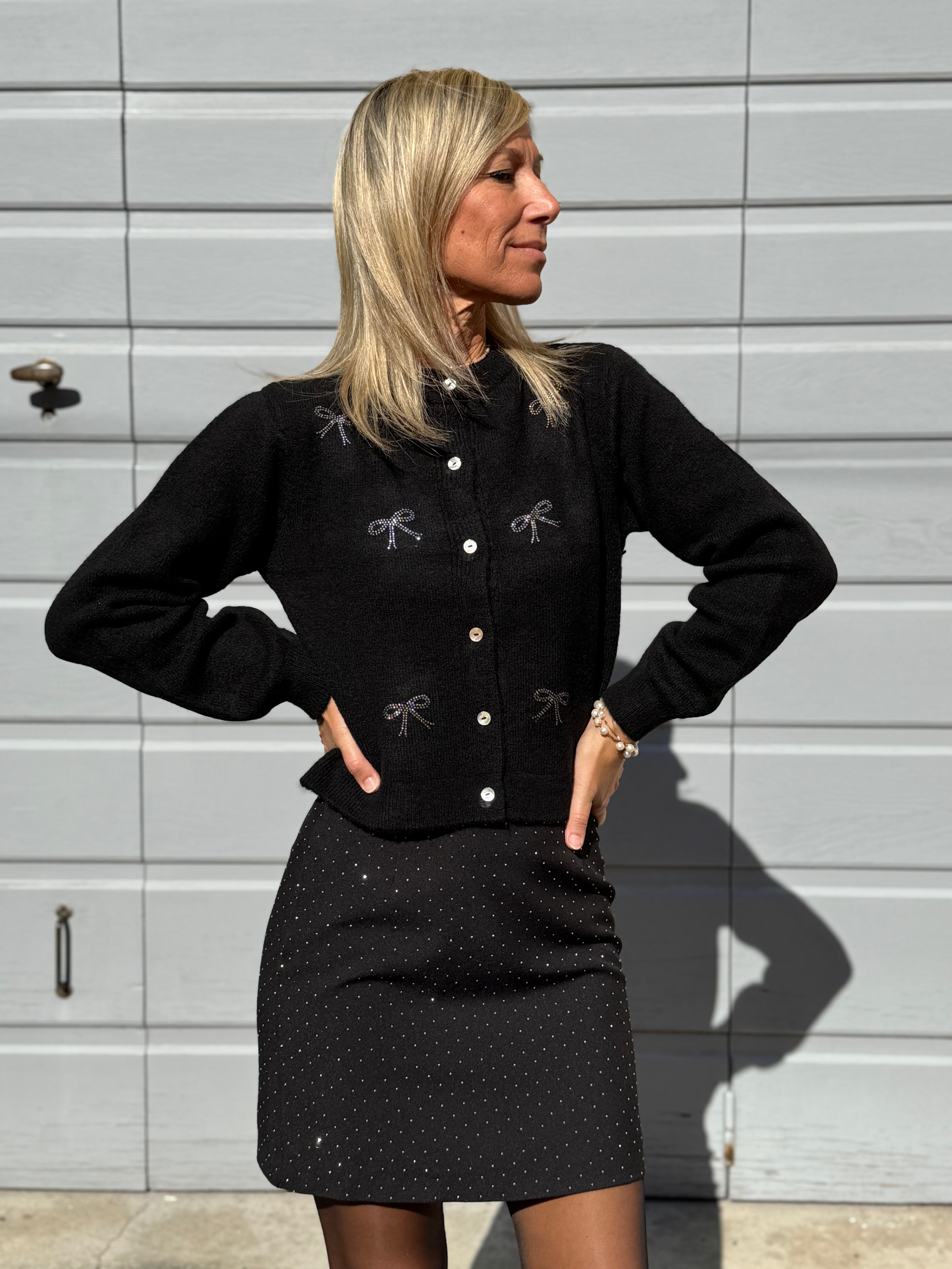 Cardigan fiocchi strass