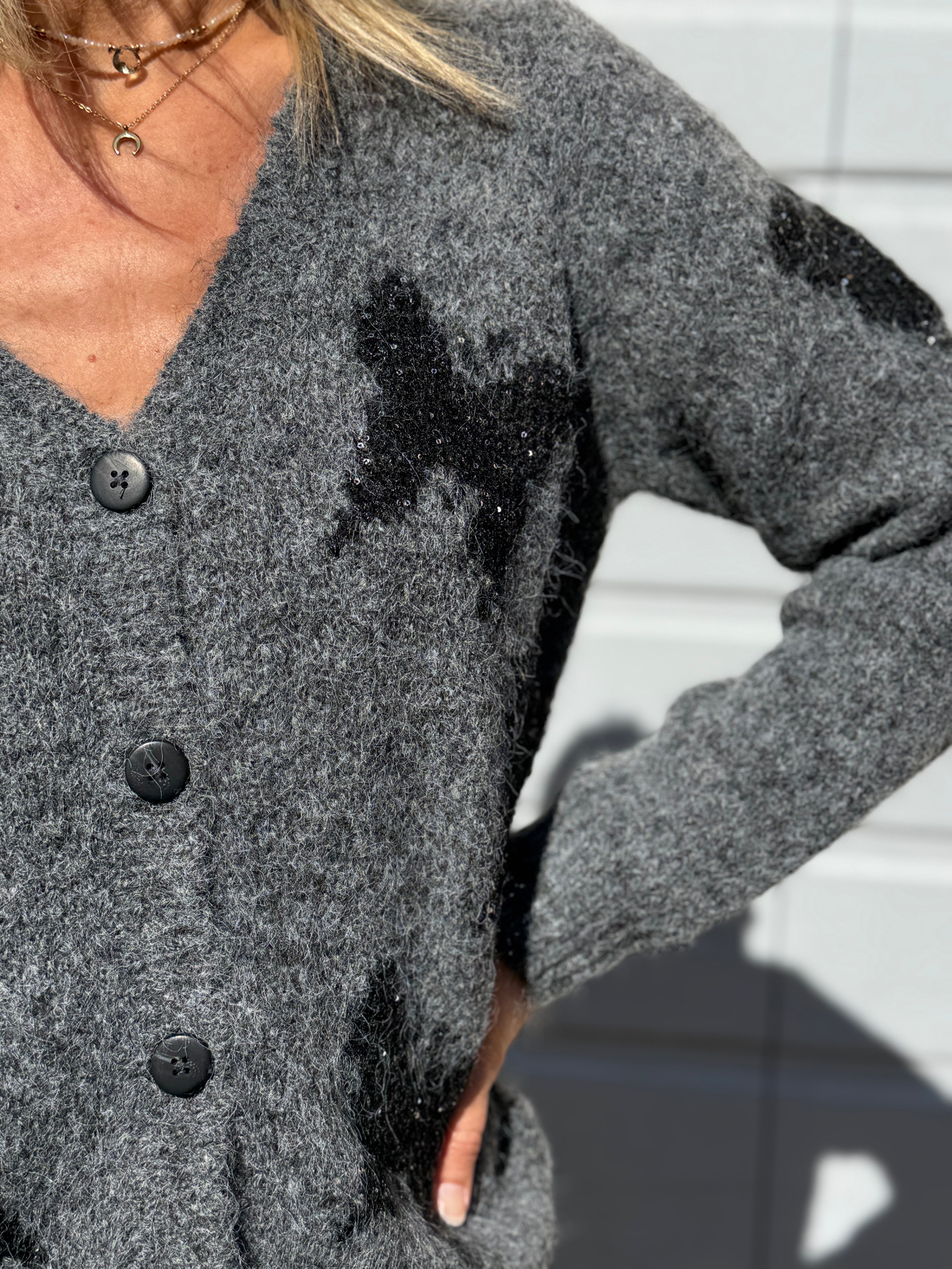 Cardigan farfalle