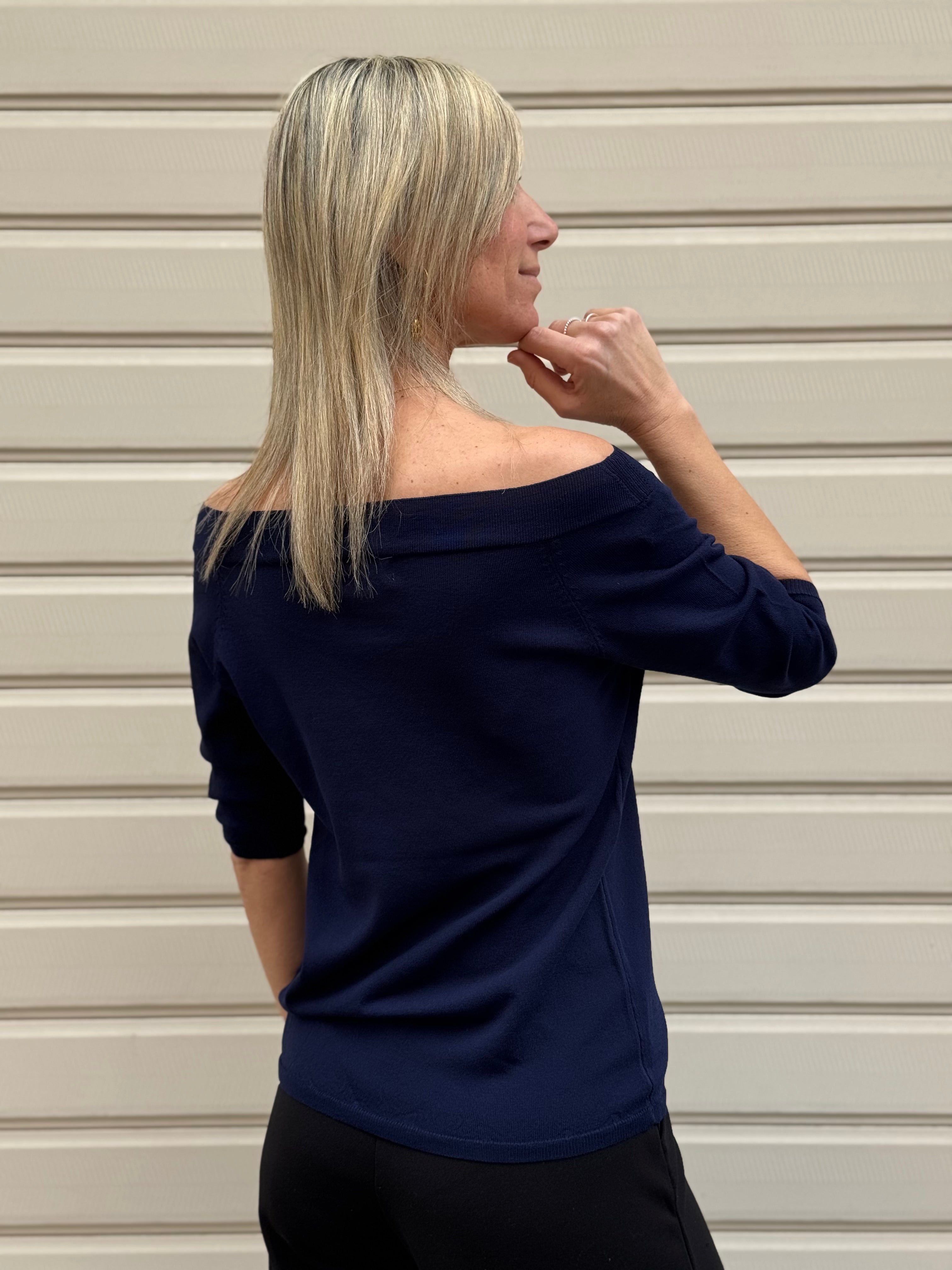 Maglia scollo barca artigli