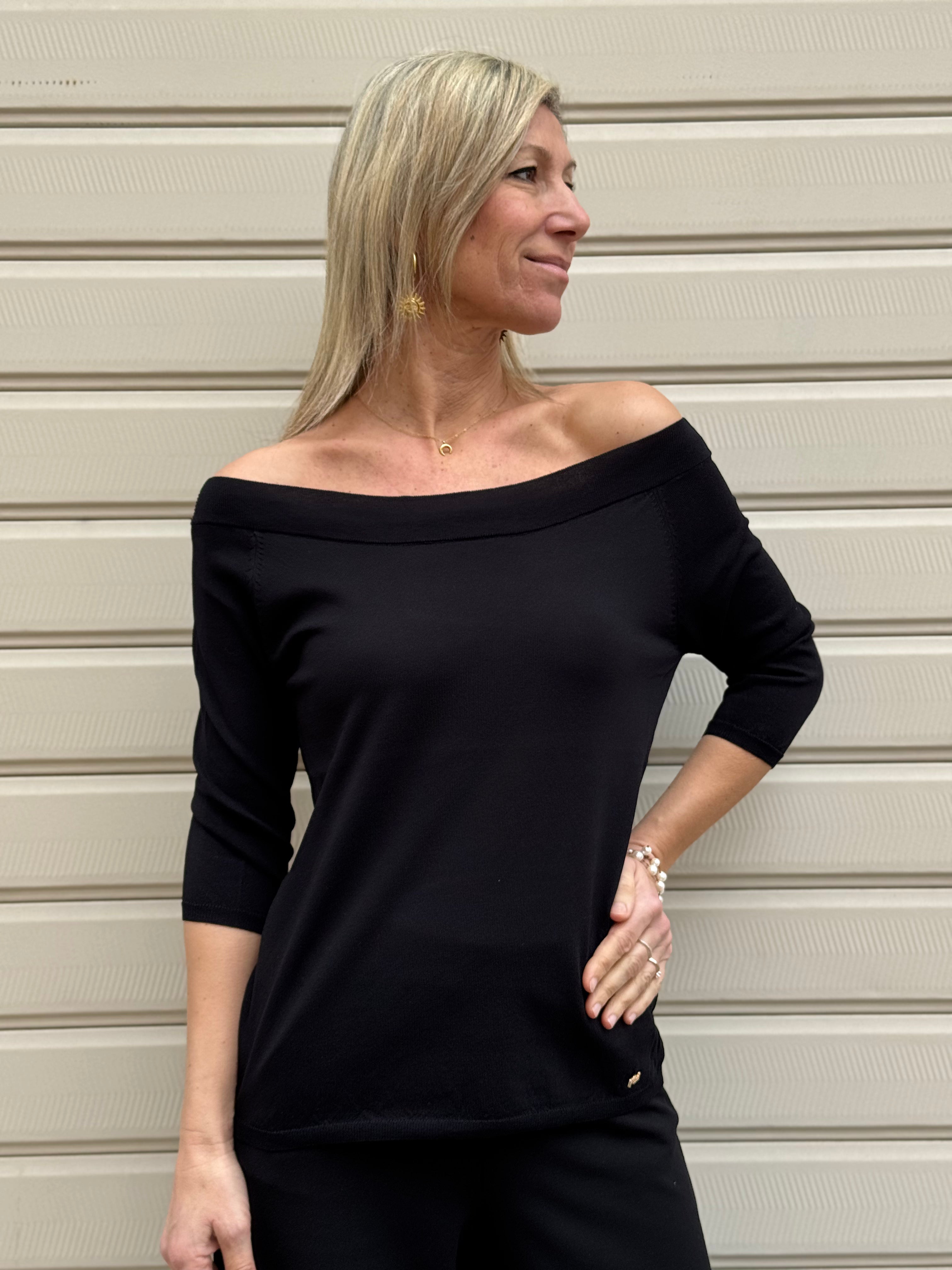 Maglia scollo barca artigli