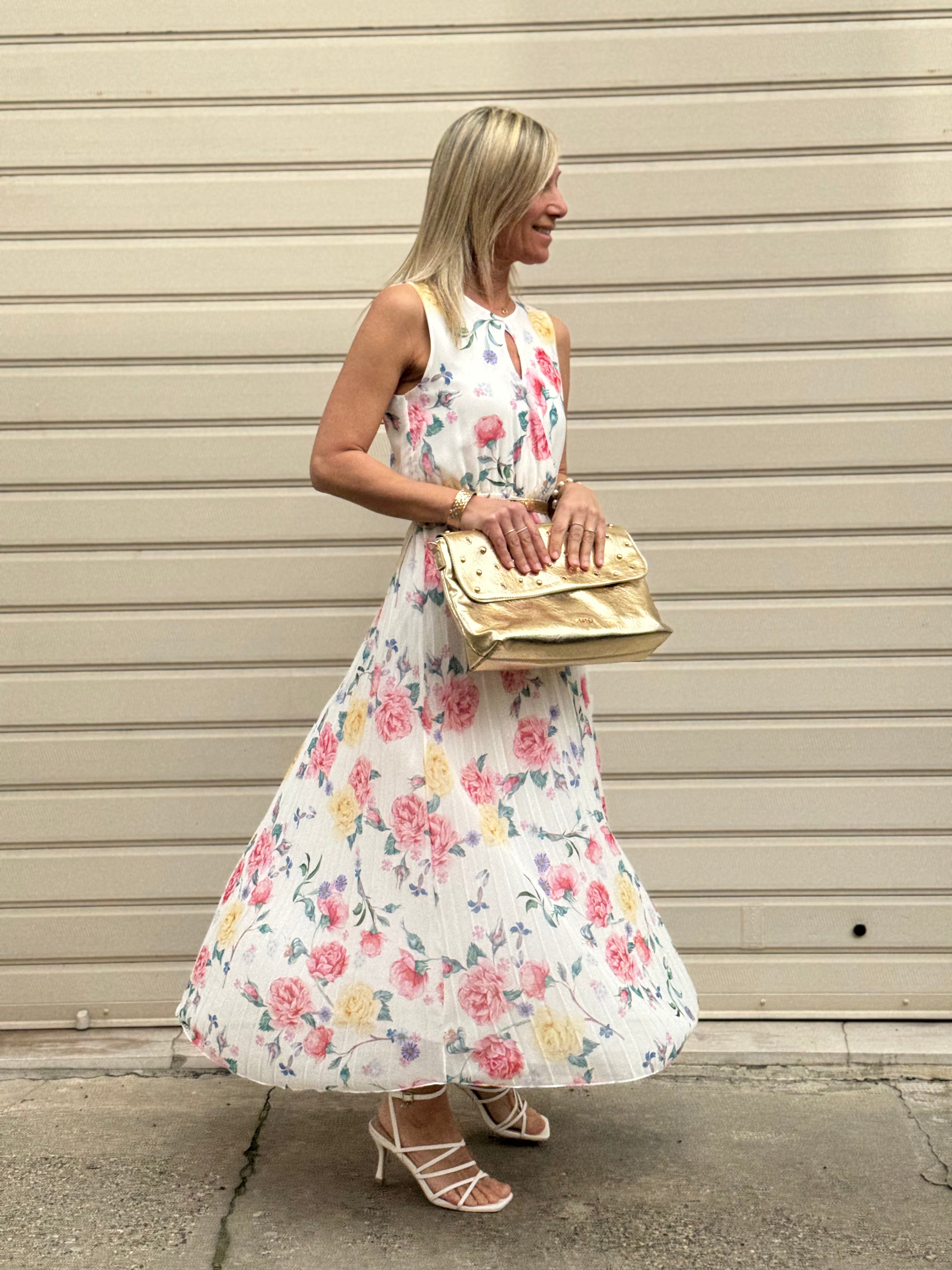 Abito plissettato artigli