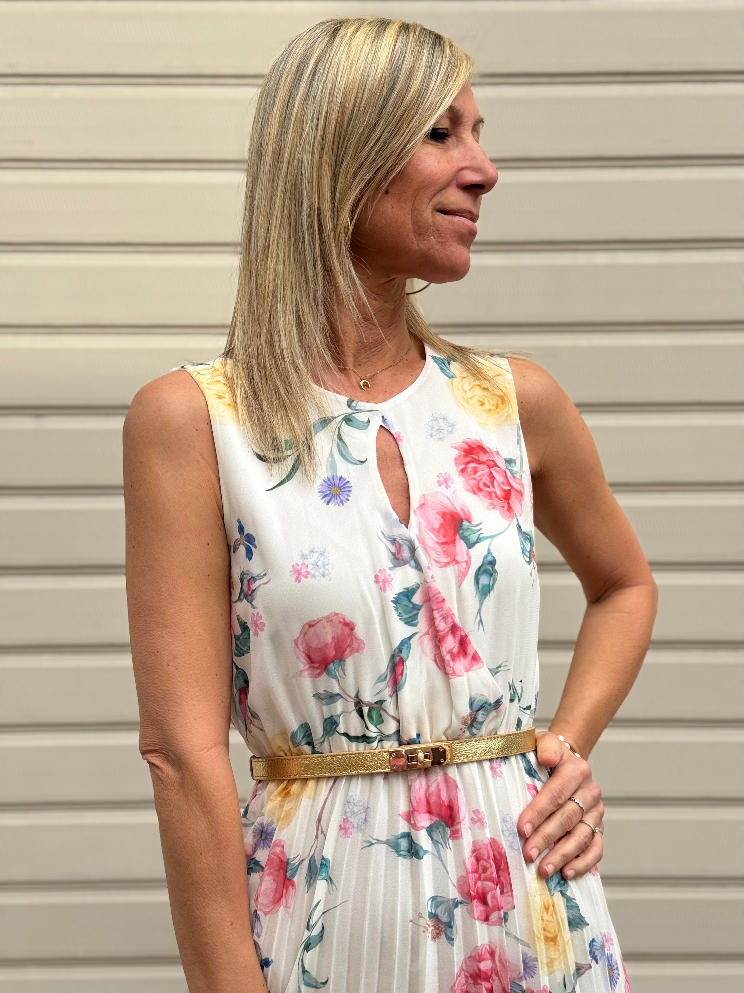 Abito plissettato artigli