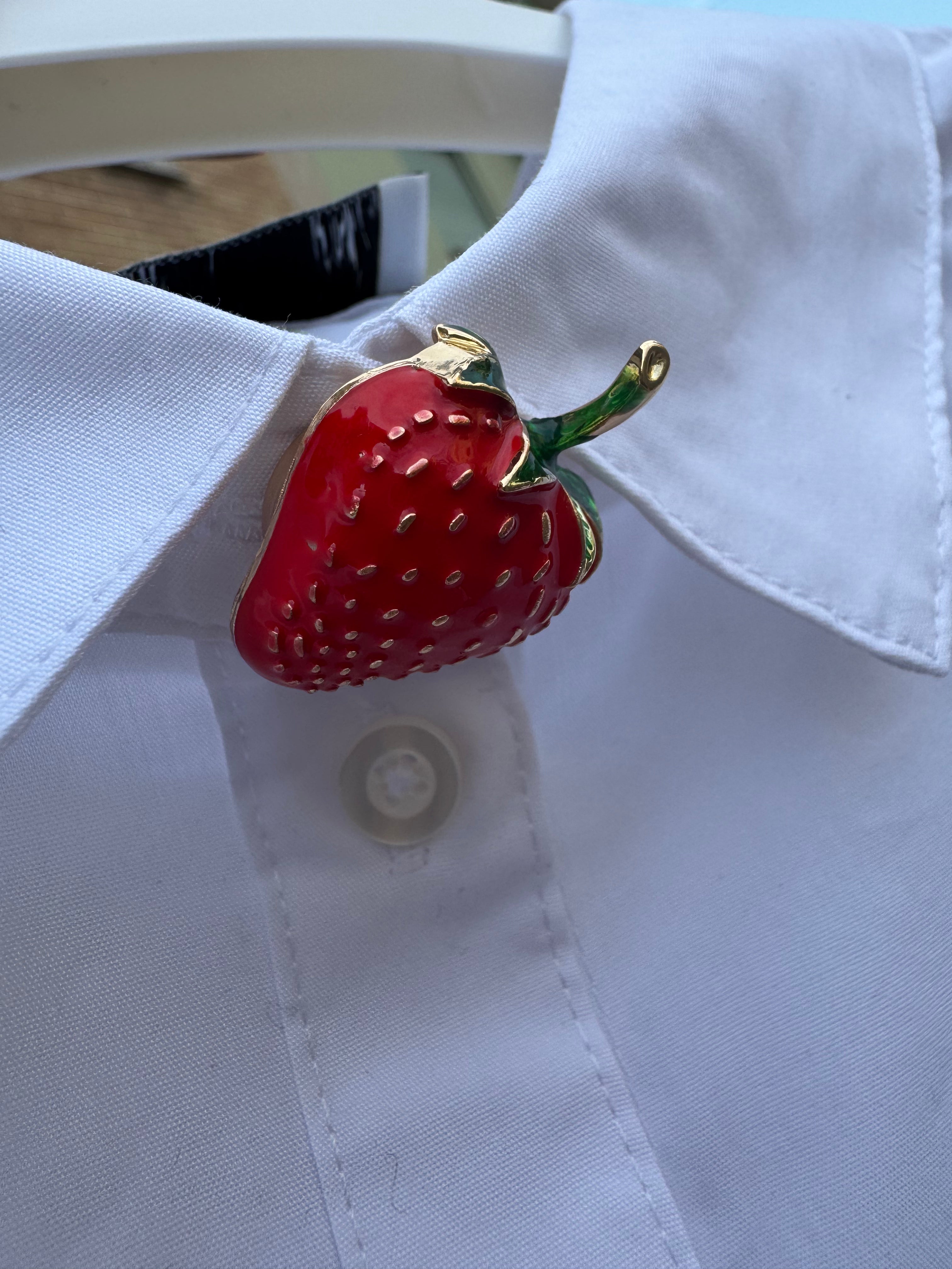 Gioiello copri bottone frutta