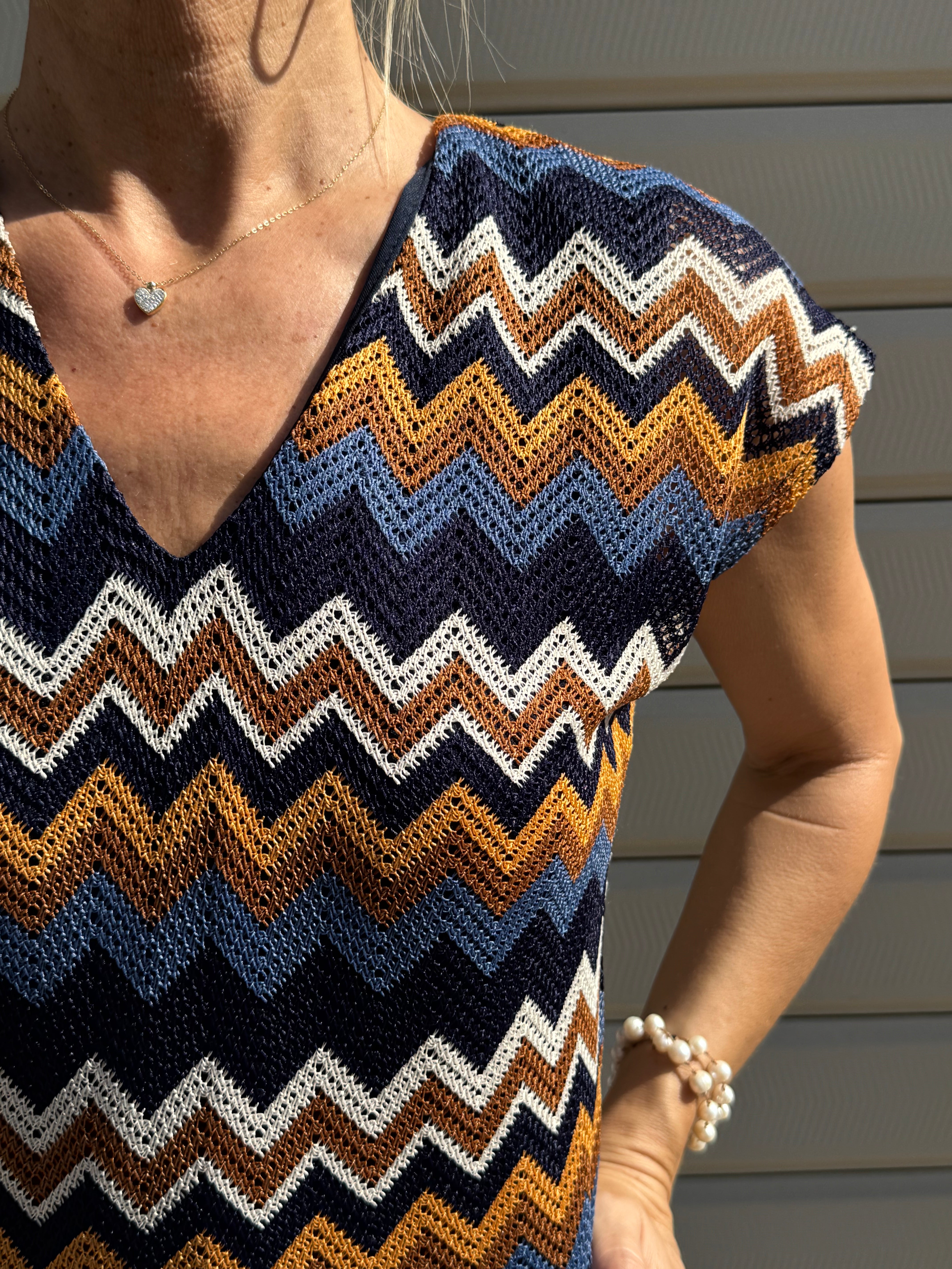 Maglia fantasia multicolor artigli
